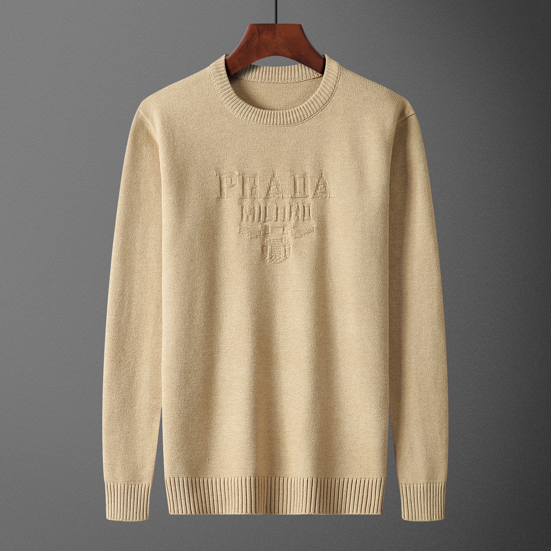 PRA·DA, jersey, talla: M-XXXL, tejido: modal. Antipilling, color: caqui
