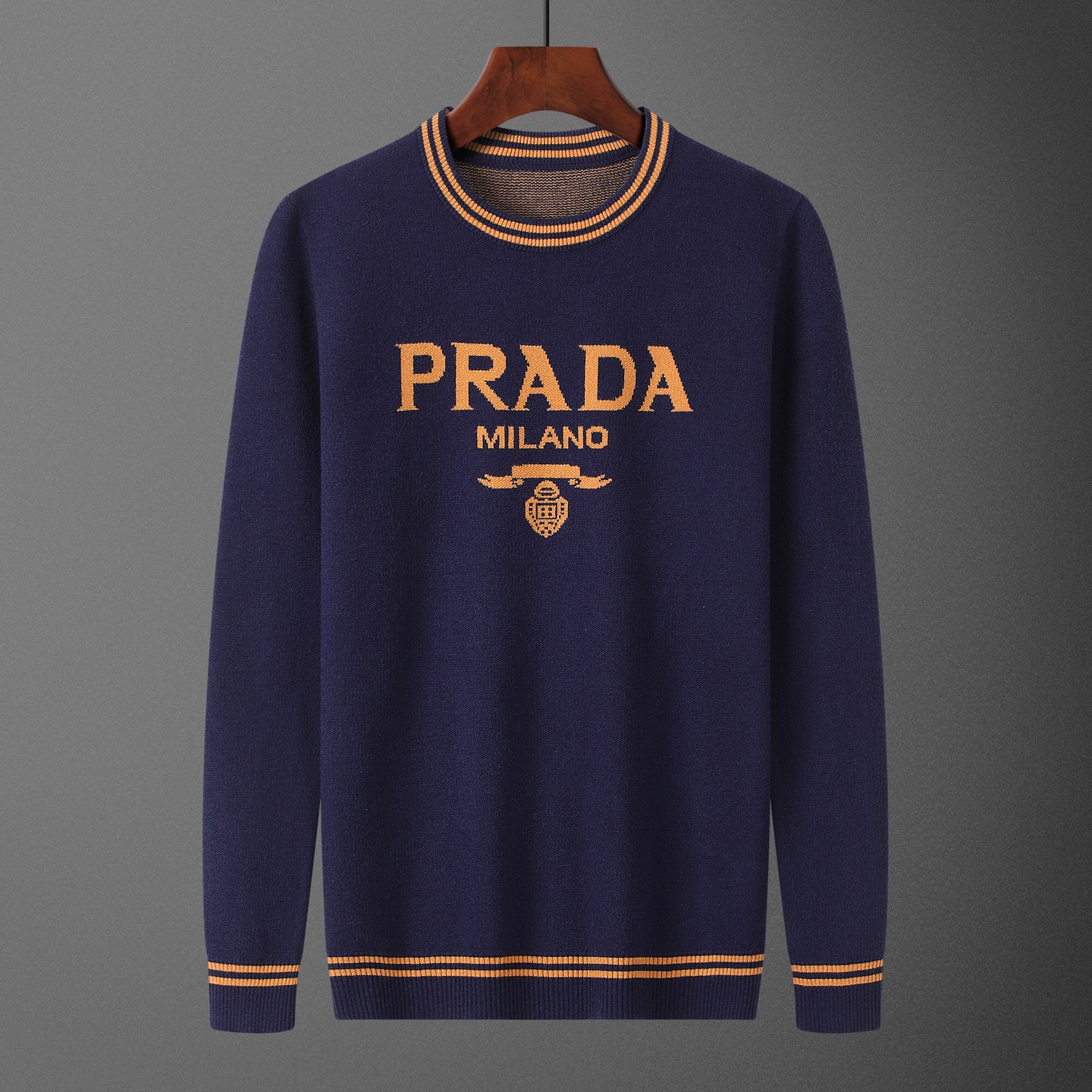 PRA·DA, suéter, número de estilo M2231#, talla: M-XXXL, tejido: Modal. Antipilling, color: azul real