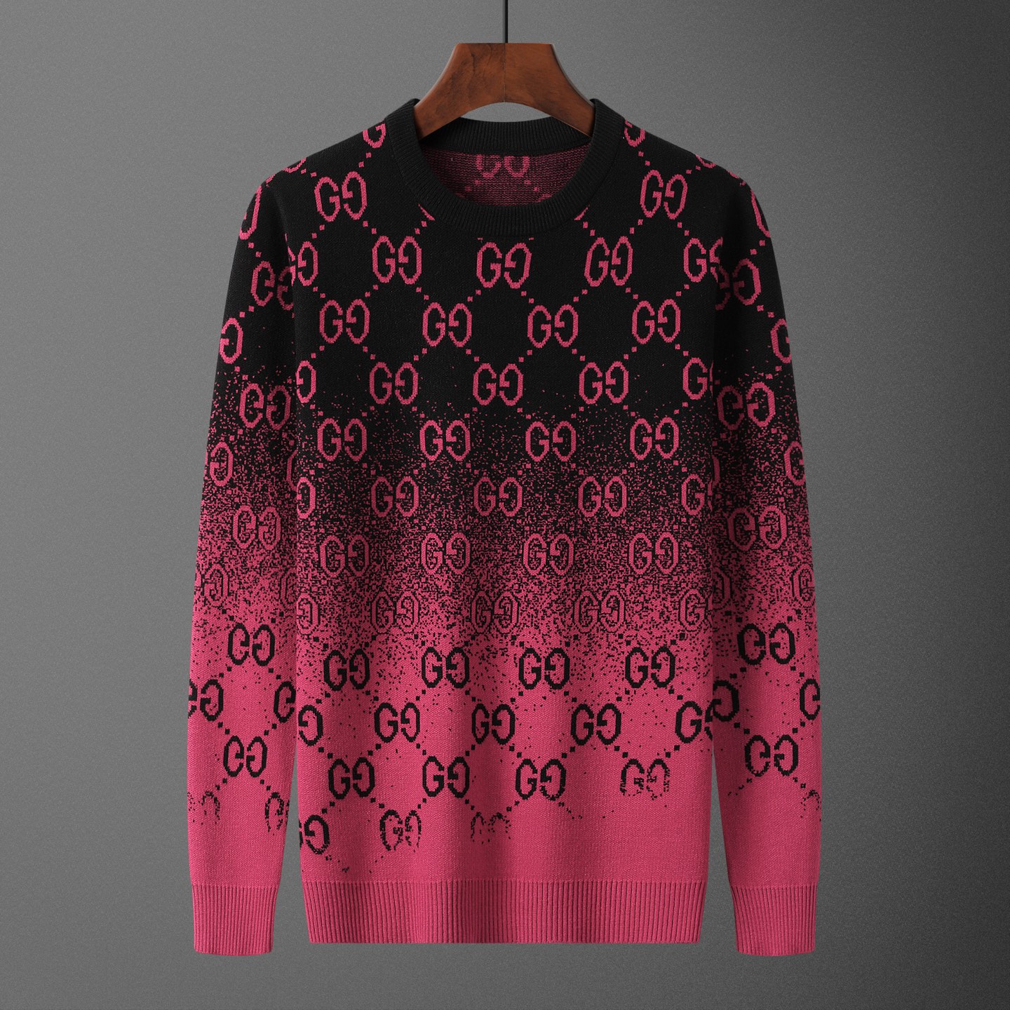 GUC•CI, suéter, modelo M2251#, tallas: M-XXXL, tejido: modal, anti-pilling, color: rojo bermellón