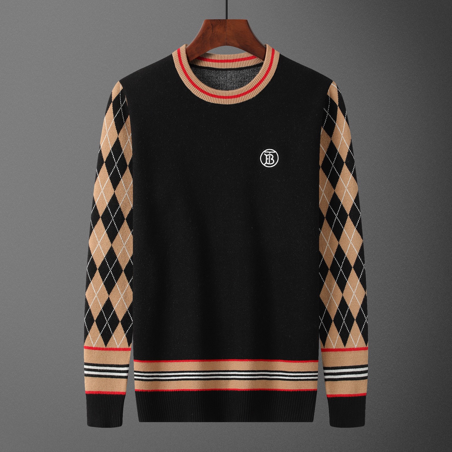 BUR•BERRY, suéter, número de estilo M2260#, talla: M-XXXL, tela: Modal. Antipilling, color: negro