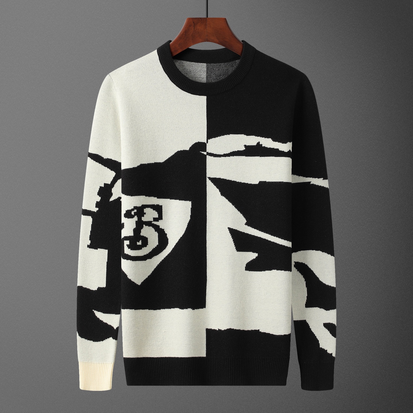 BUR•BERRY, suéter, número de estilo M2258#, talla: M-XXXL, tela: Modal. Antipilling, color: negro