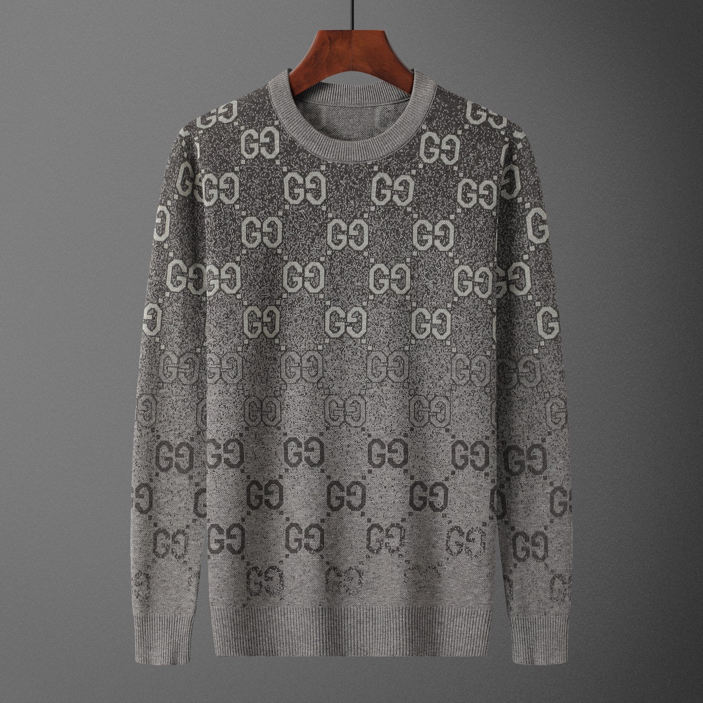 GUC•CI, suéter, modelo M2251#, tallas: M-XXXL, tejido: modal, anti-pilling, color: gris
