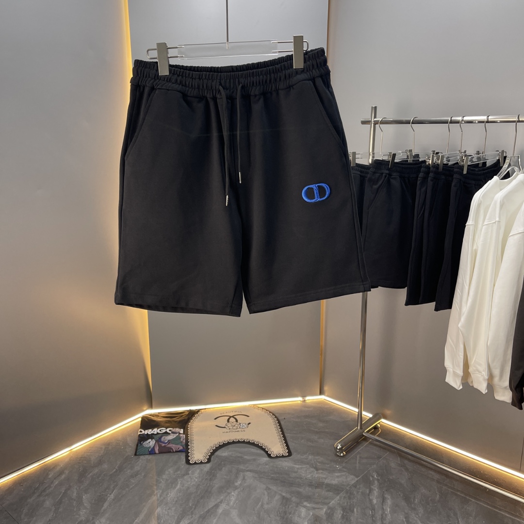 [Alta calidad] Dio Di 2024ss, los últimos pantalones cortos de primavera y verano hechos de tela de algodón puro, diseñ…