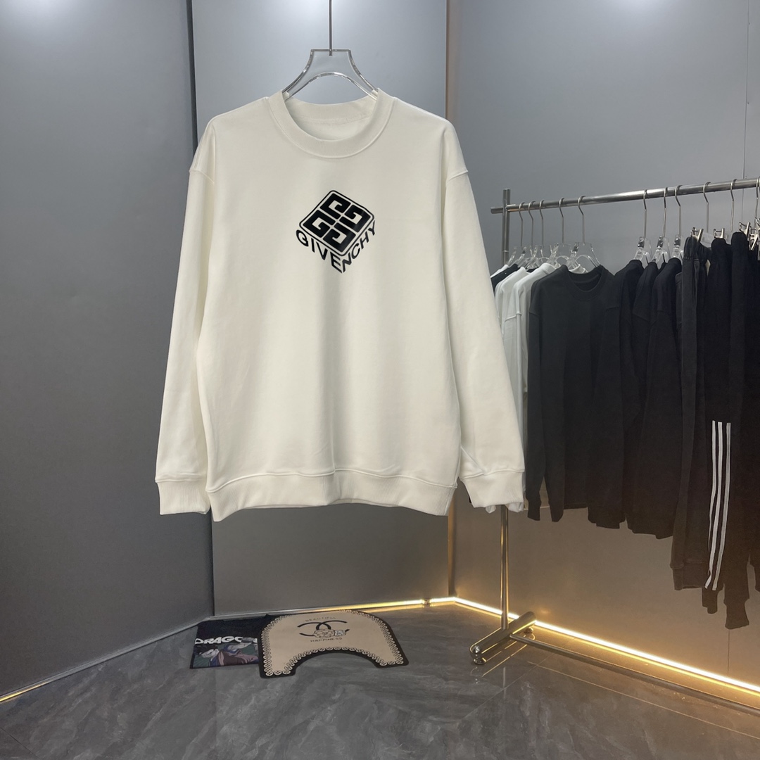 [Alta calidad] DADA 24ss tela de algodón puro de otoño e invierno, la última sudadera de moda con cuello redondo de 400…