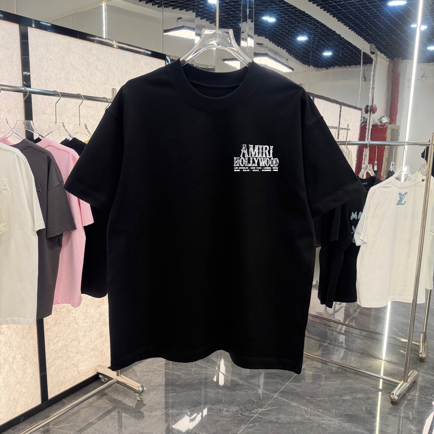 2026 Primavera temprana AMI@85 Tejido: algodón puro 26 hilos dobles, peso: 330g, tallas: S M L XL 2XL, proceso: estampa…