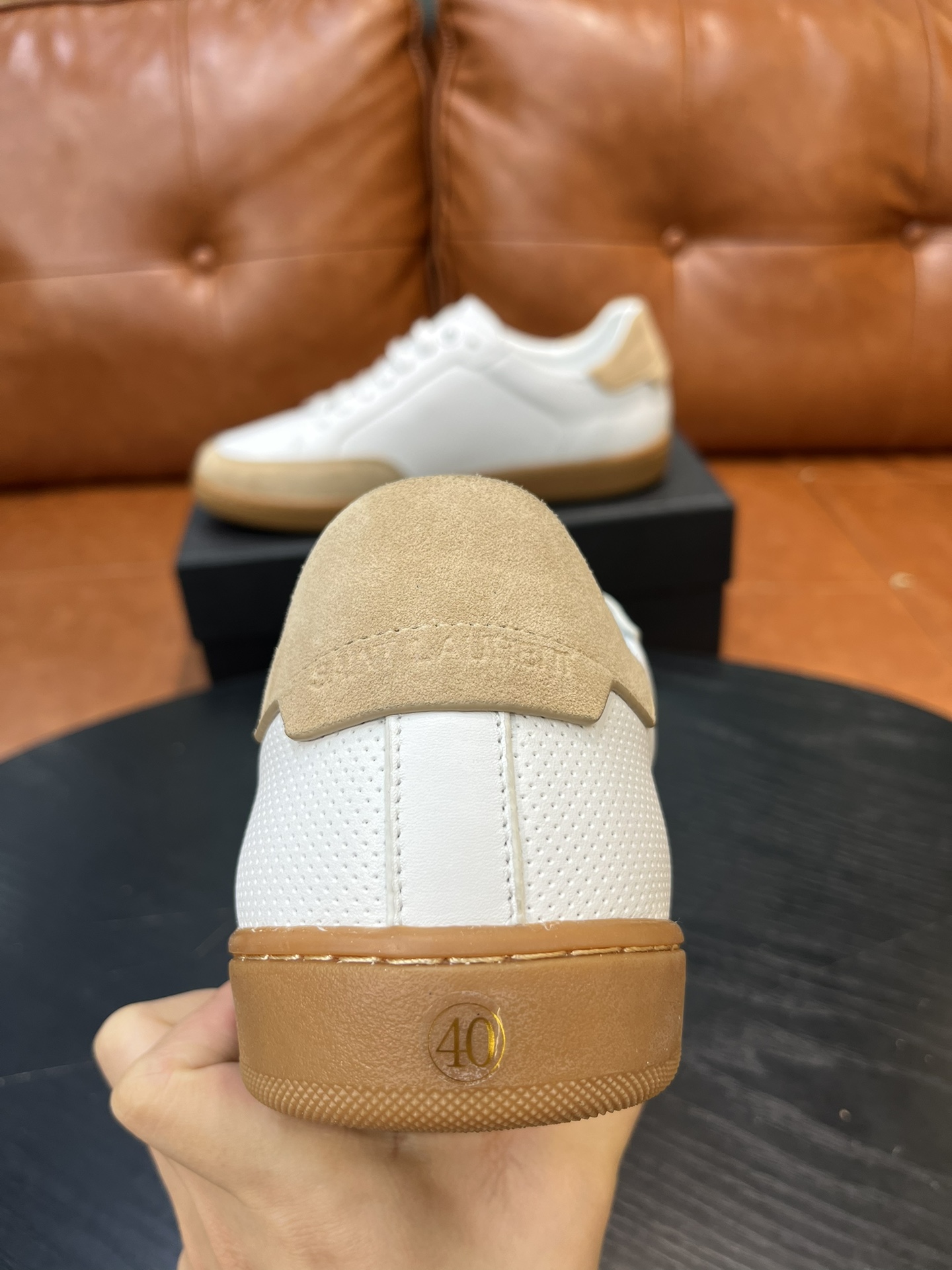 Saint Laurent White Leather Sneakers - Size 36-45, Stylish & Comfortable 6 i1715597675 9373 0