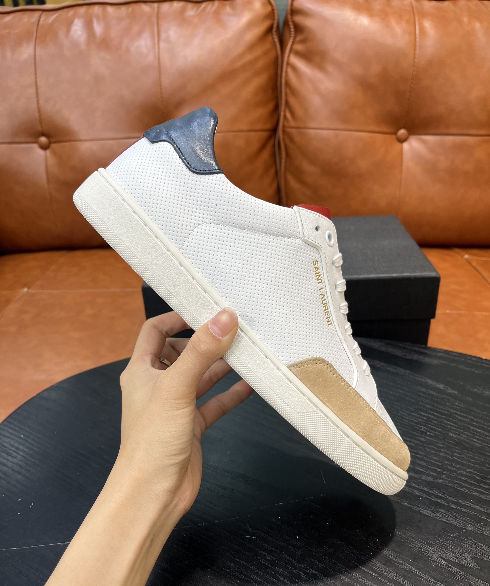 Saint Laurent Men's Court Classic SL/06 Embroidered Sneakers - Size 36-45 1 i1715597701 6124 0