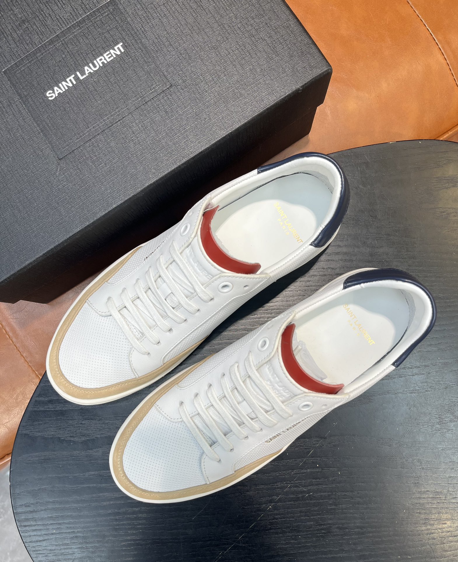 Saint Laurent Men's Court Classic SL/06 Embroidered Sneakers - Size 36-45 2 i1715597701 6833 0
