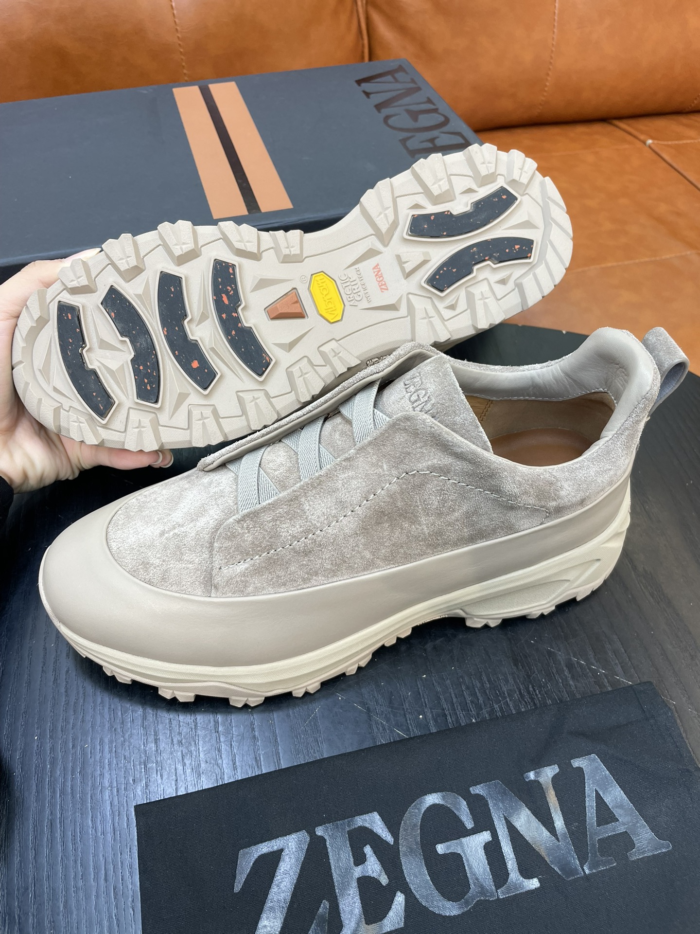 Zegna Triple Stitch Monte Suede Sneakers - Luxury Casual Shoes 4 i1733718898 4596 0