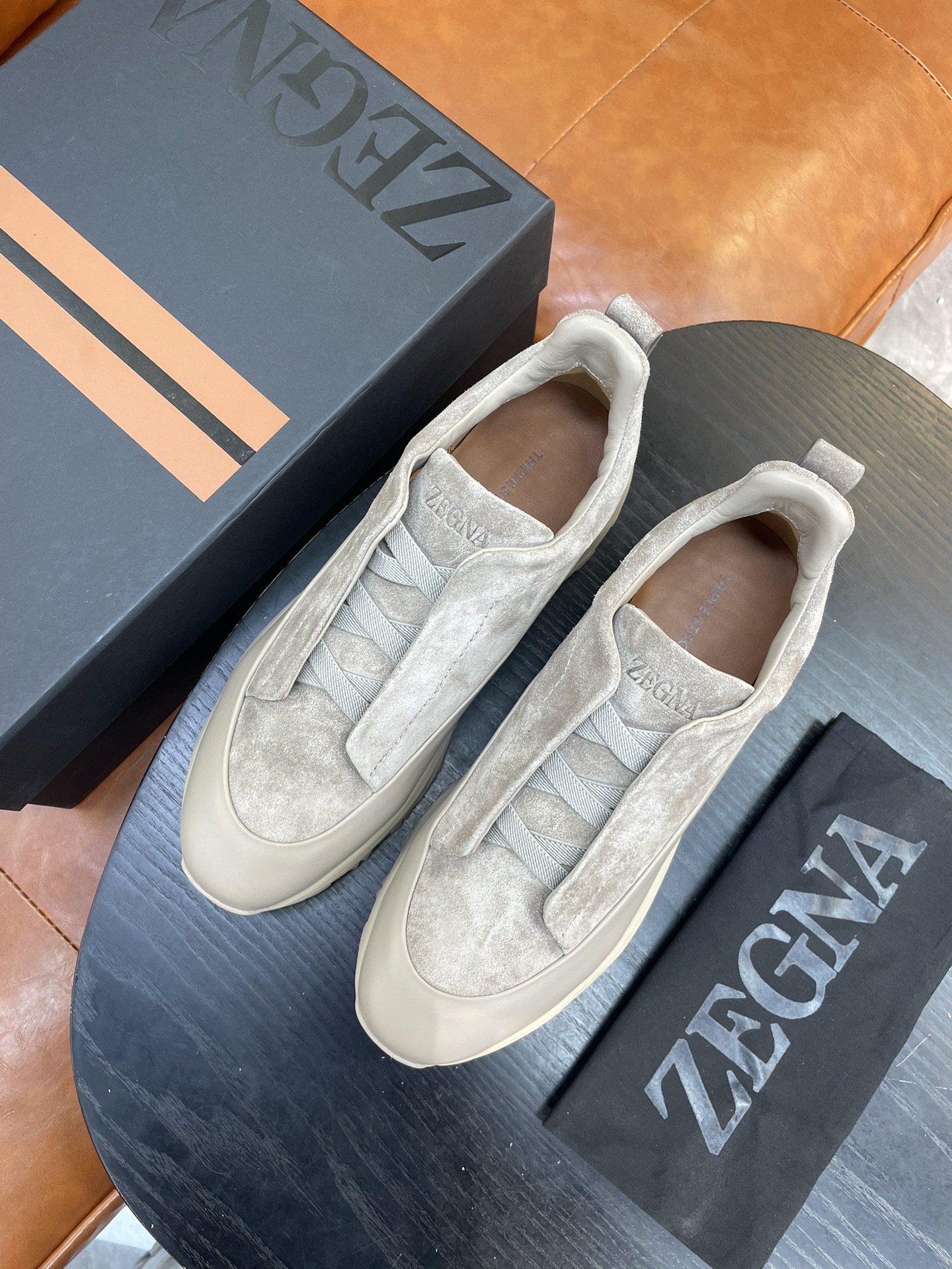 Zegna Triple Stitch Monte Suede Sneakers - Luxury Casual Shoes 3 i1733718898 5917 0