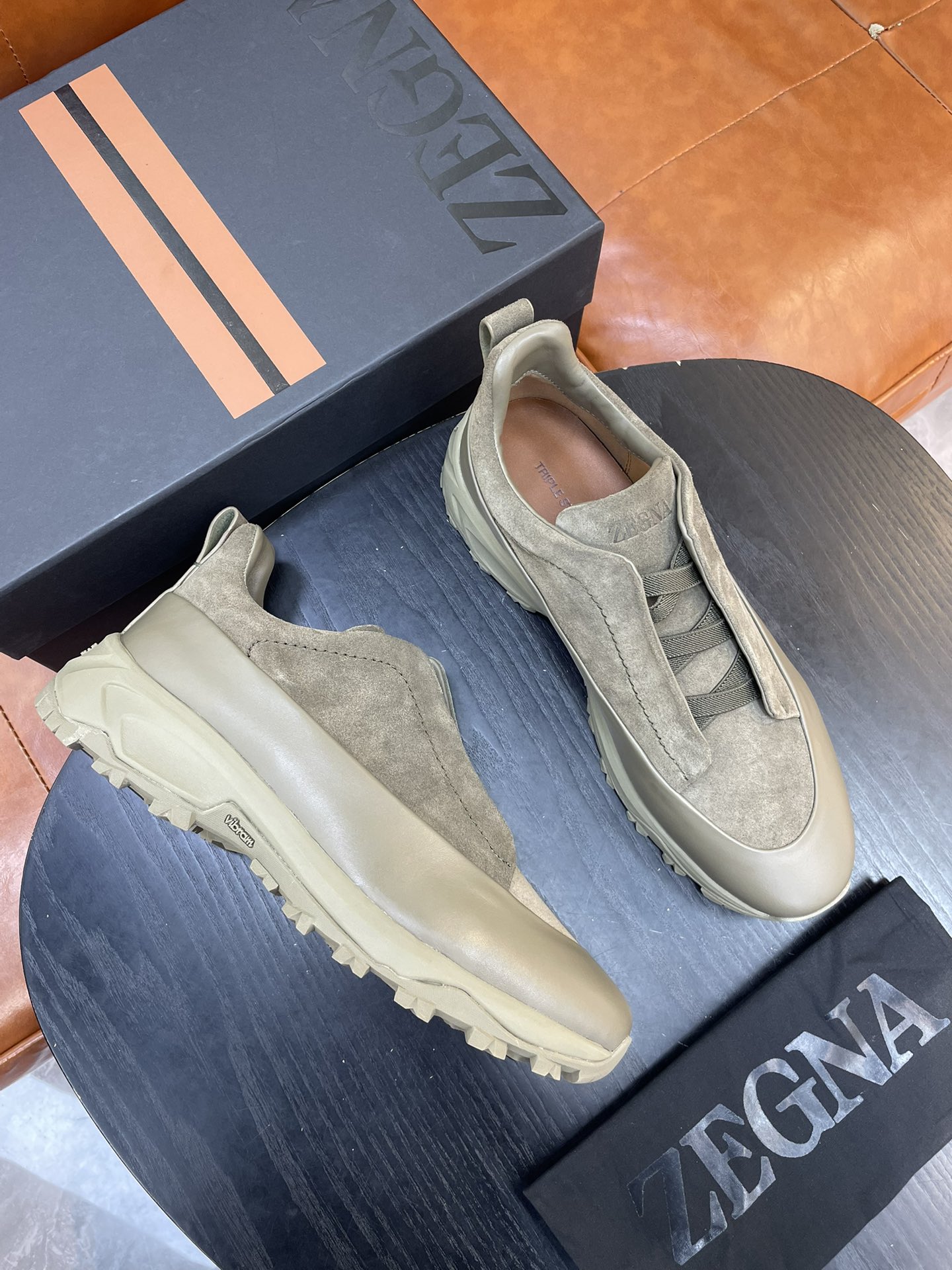 Zegna Triple Stitch Monte Suede Sneakers - Luxury Casual Shoes, Latest Collection 9 i1733718938 16 6