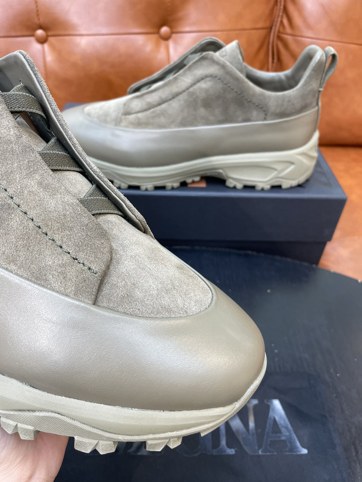 Zegna Triple Stitch Monte Suede Sneakers - Luxury Casual Shoes, Latest Collection 5 i1733718938 295 2