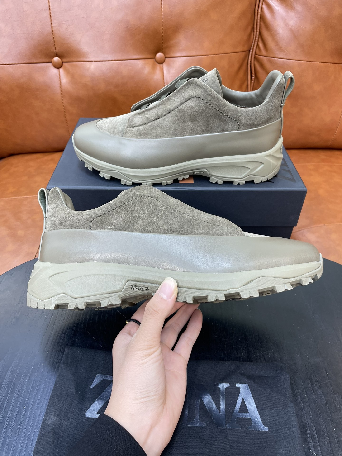 Zegna Triple Stitch Monte Suede Sneakers - Luxury Casual Shoes, Latest Collection 8 i1733718938 6614 3