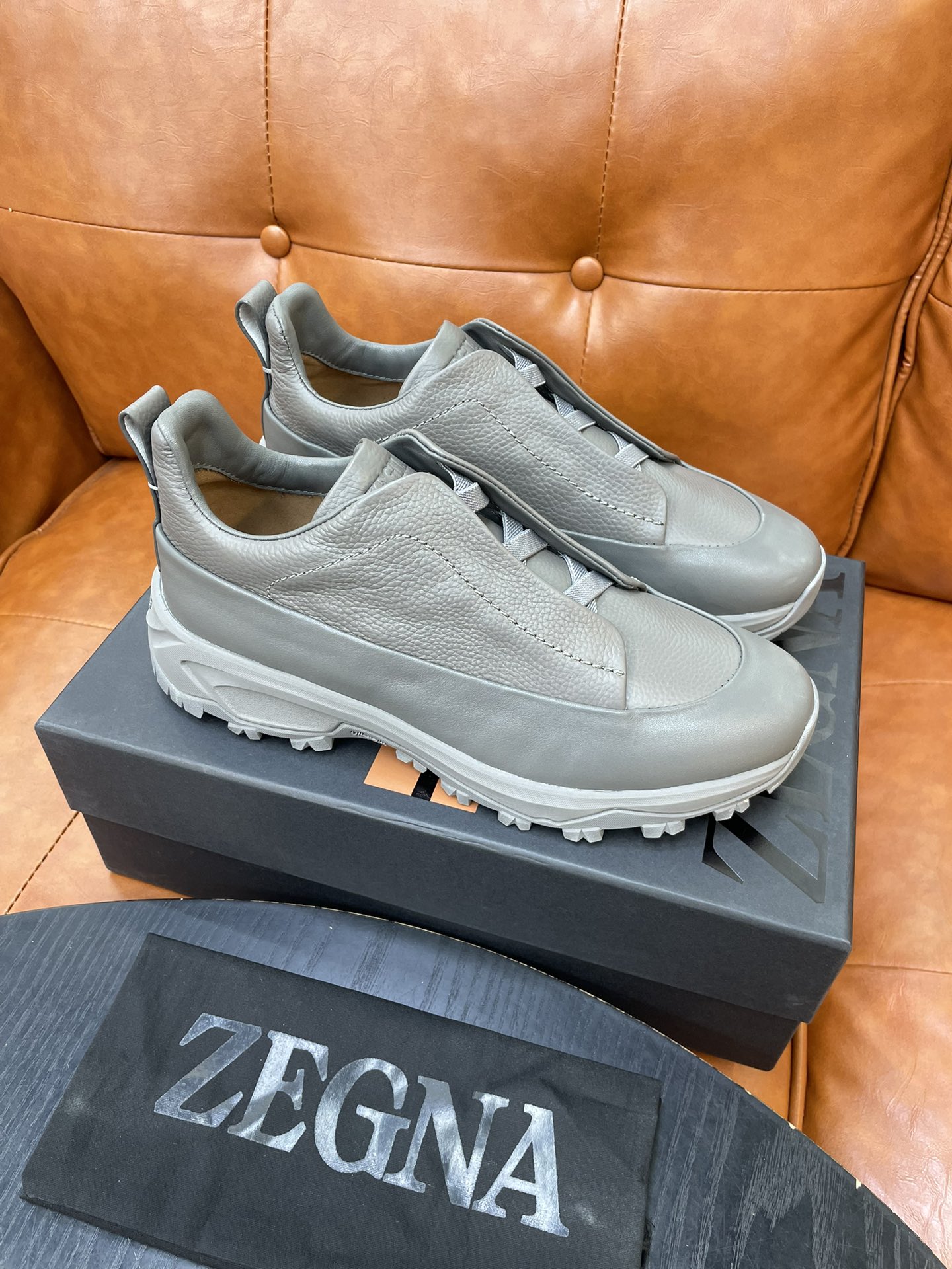Zegna Triple Stitch Monte Suede Sneakers - Luxury Casual Shoes for Men 10 i1733718951 402 6