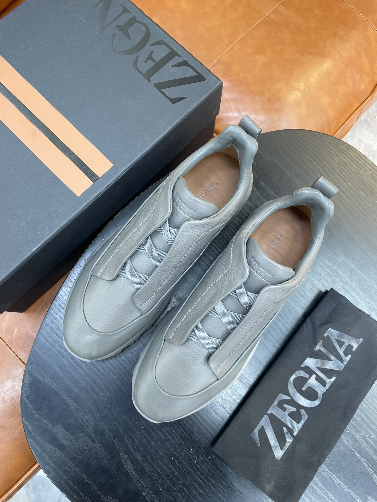 Zegna Triple Stitch Monte Suede Sneakers - Luxury Casual Shoes for Men 3 i1733718951 6331 5