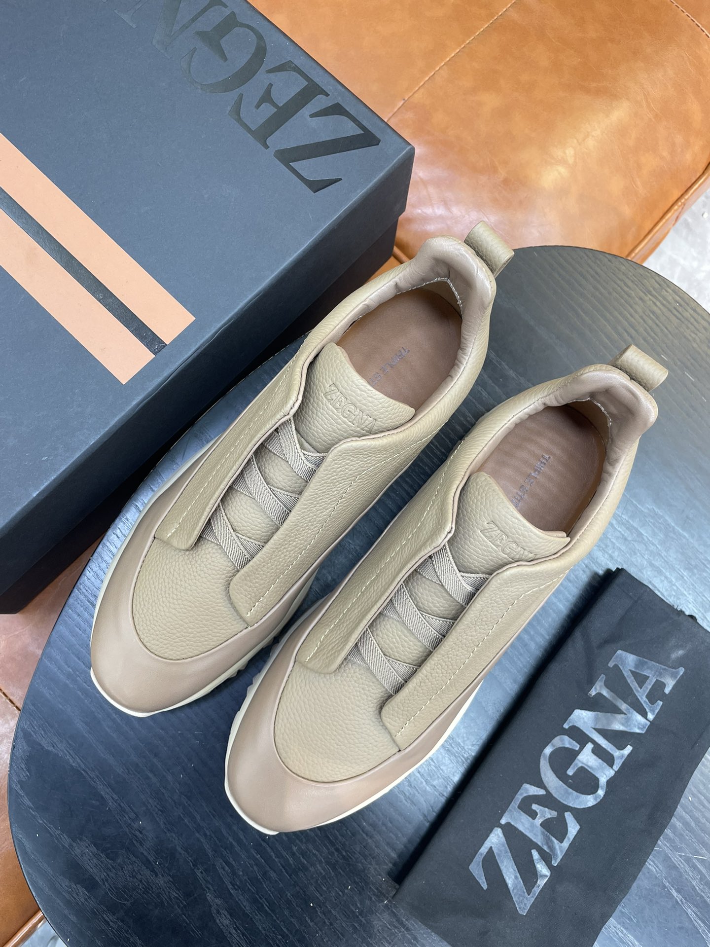 Zegna Triple Stitch Monte Suede Slip-On Sneakers Lightweight & Comfortable 2 i1733718997 1836 0