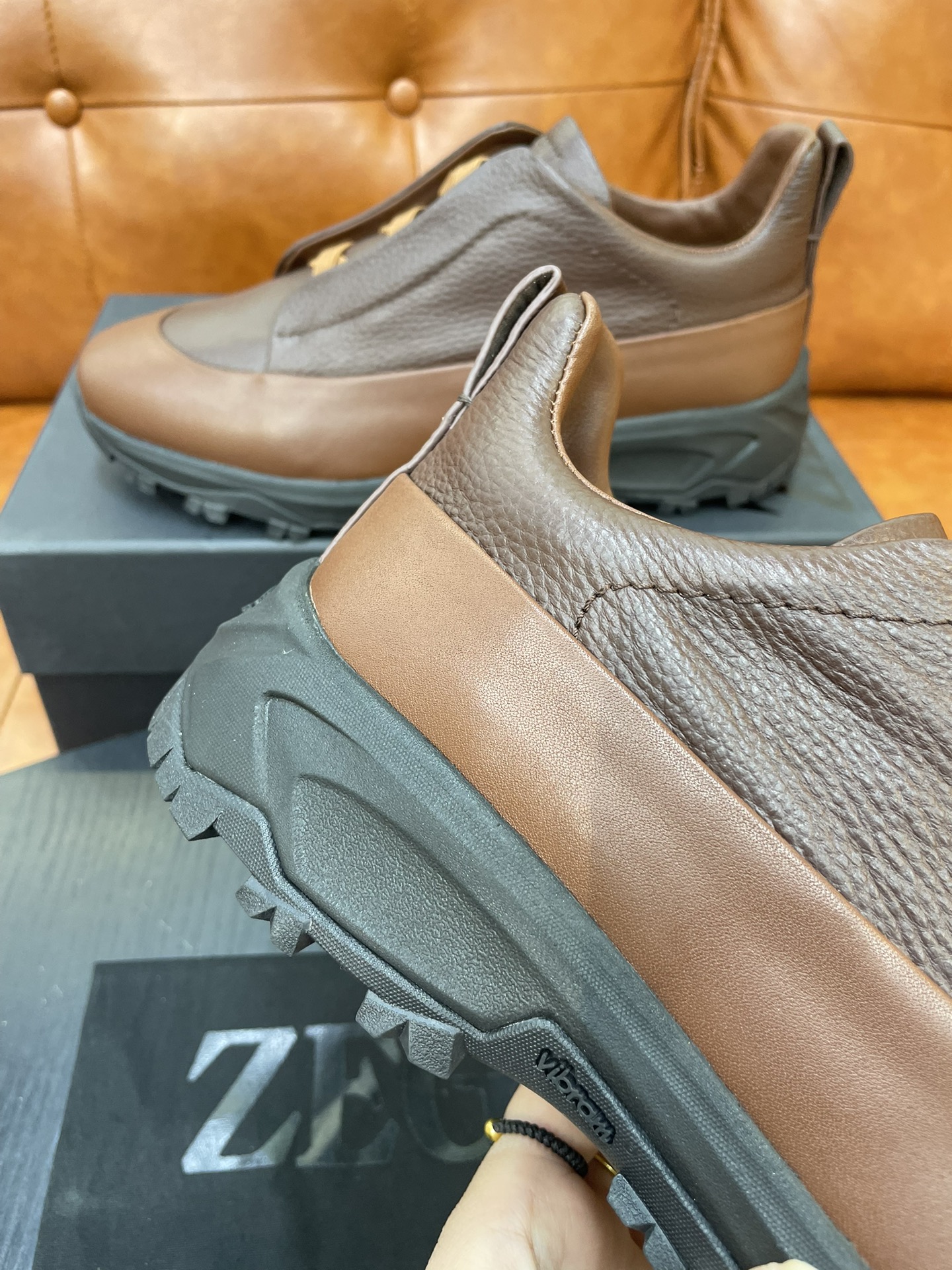 Zegna Triple Stitch Monte Leather Sneakers - Luxurious Comfort For All Seasons 5 i1733719013 3262 0