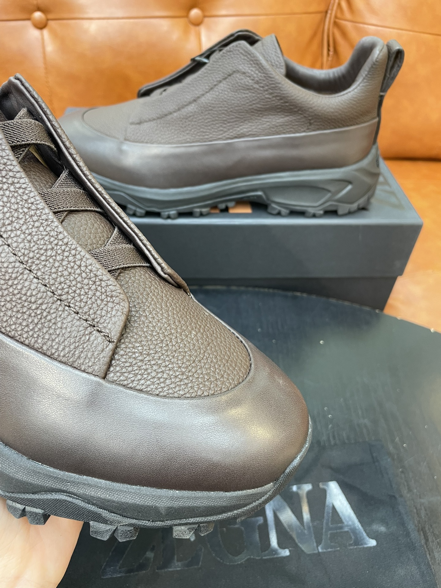 Zegna Triple Stitch Monte Suede Sneakers - Luxury Casual Walking Shoes 4 i1733719026 1672 0