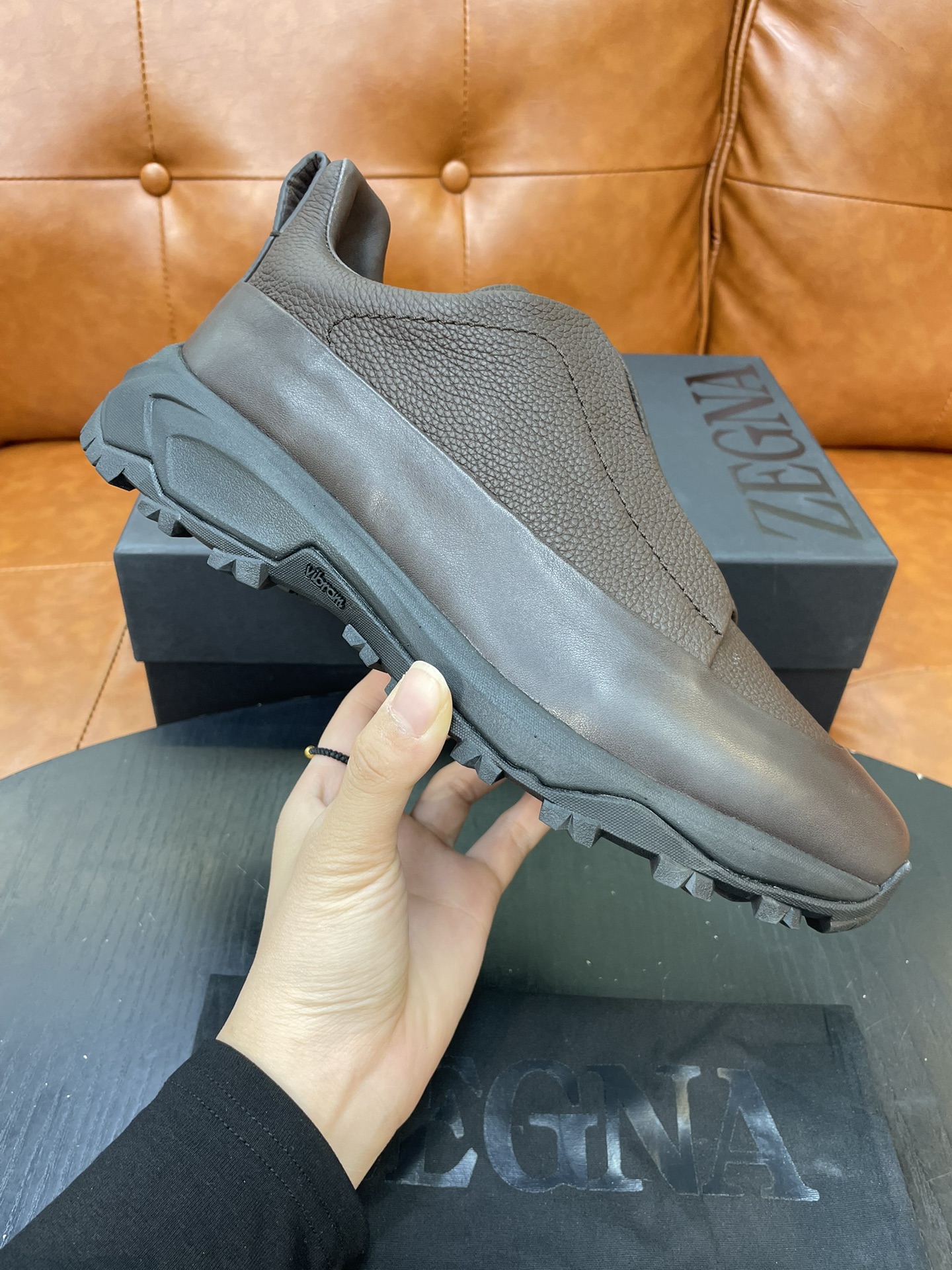 Zegna Triple Stitch Monte Suede Sneakers - Luxury Casual Walking Shoes 1 i1733719026 3089 0