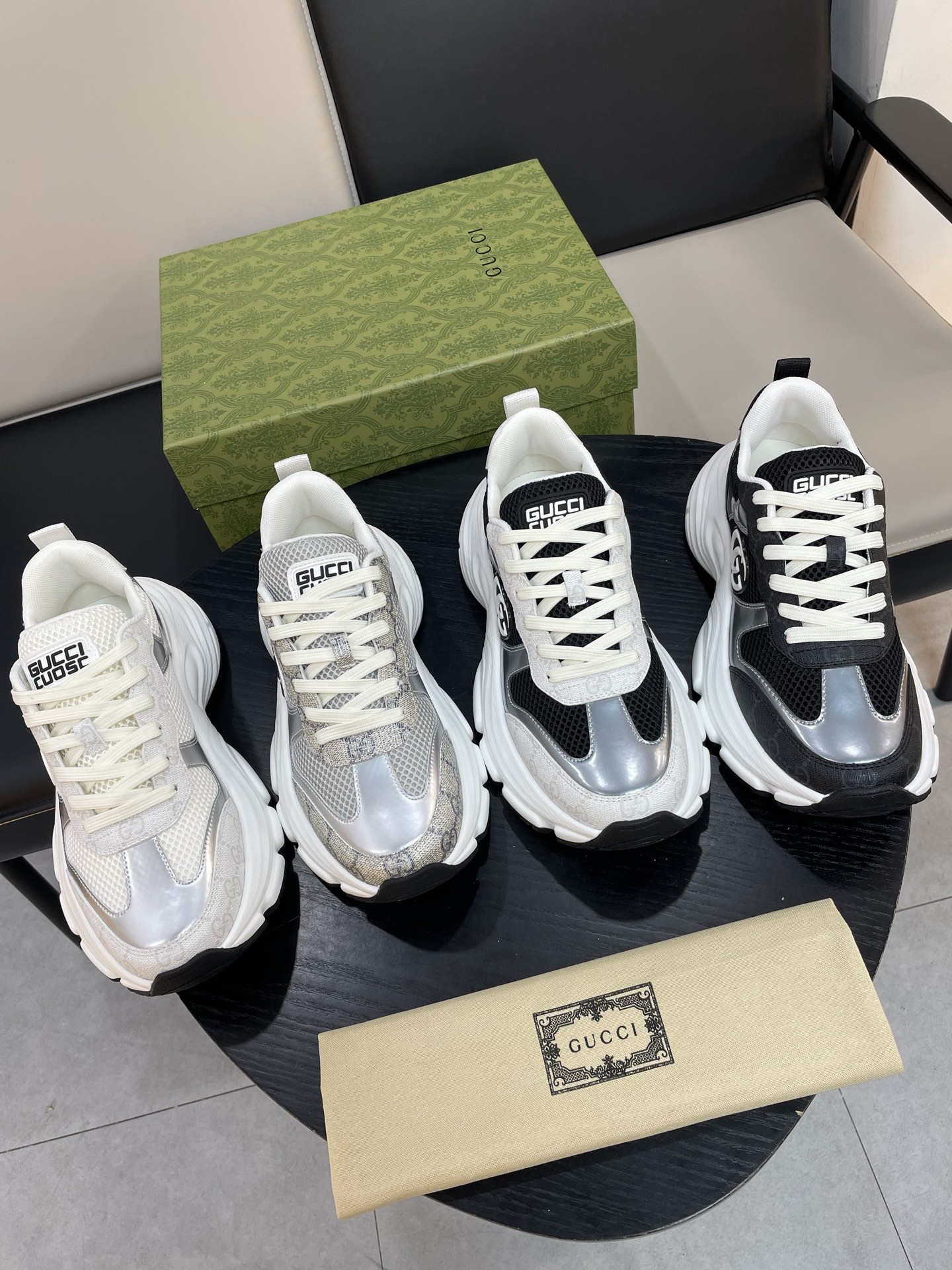 Gucci Luxury Sneakers: Premium Quality Designer Athletic Shoes Size 39-44