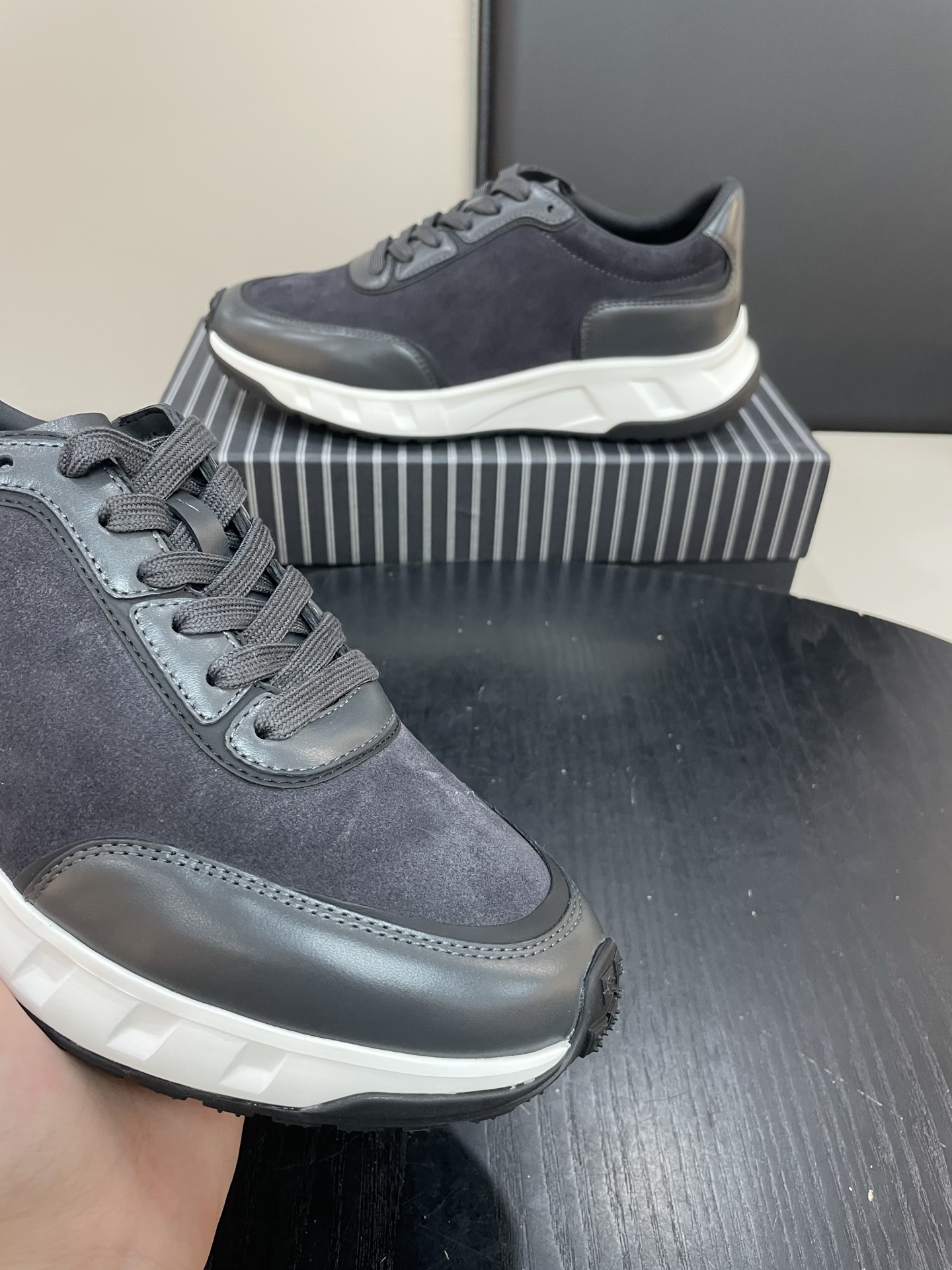 Zegna Men's Luxury Leather Sneakers - Latest Runway Collection, Ultimate Comfort 4 i1753765466961 2996 0 3