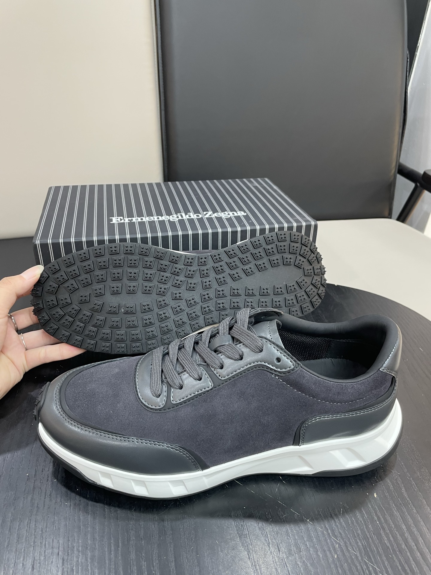 Zegna Men's Luxury Leather Sneakers - Latest Runway Collection, Ultimate Comfort 3 i1753765467110 1468 0 2