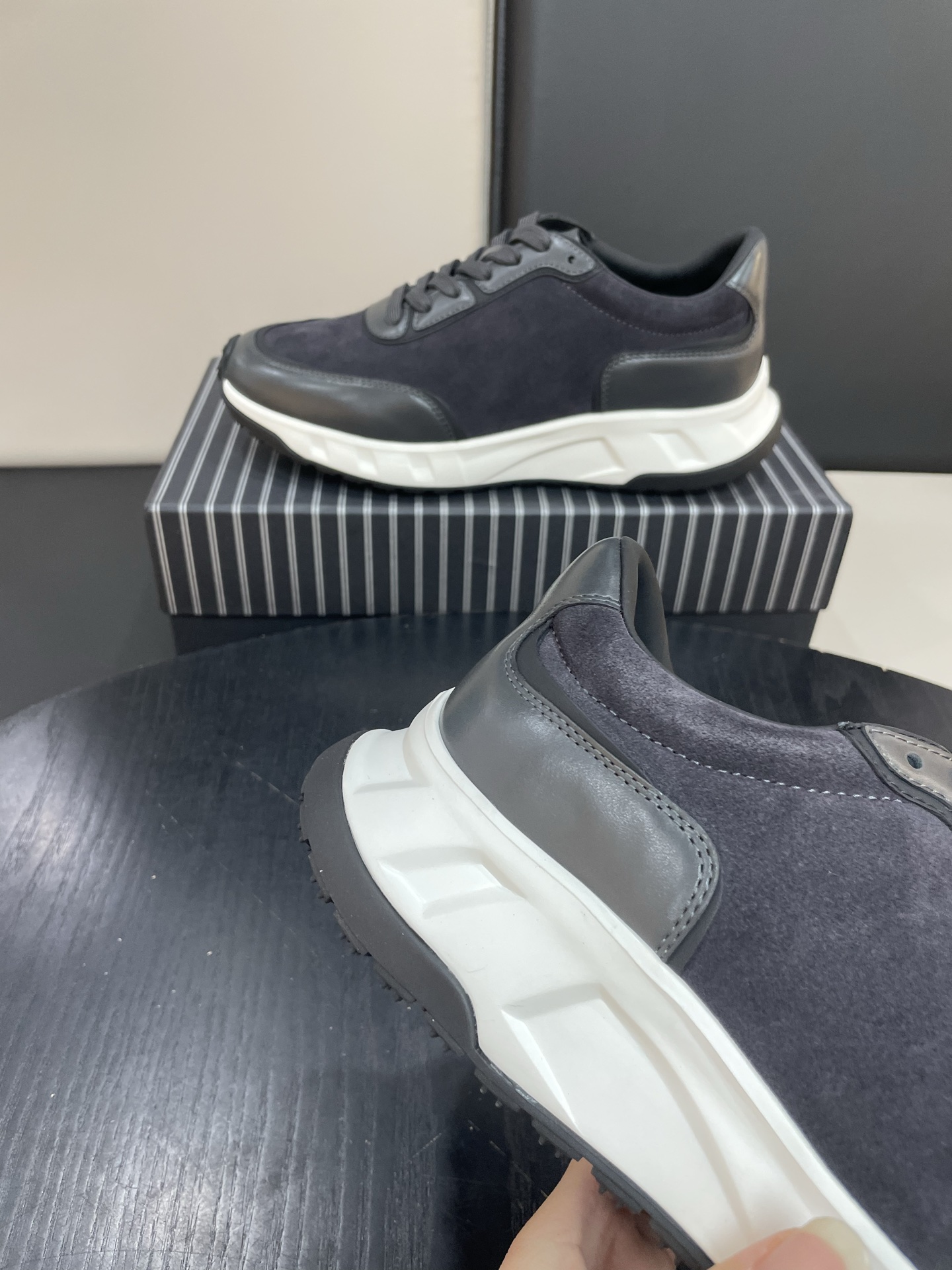 Zegna Men's Luxury Leather Sneakers - Latest Runway Collection, Ultimate Comfort 5 i1753765468732 8413 0 4