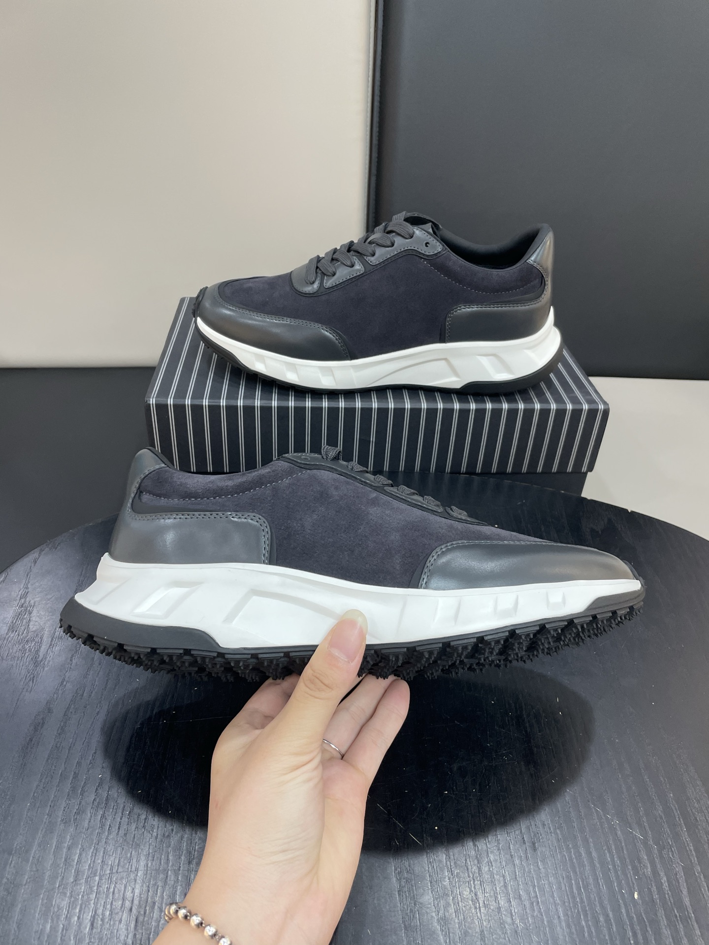 Zegna Men's Luxury Leather Sneakers - Latest Runway Collection, Ultimate Comfort 7 i1753765468848 1028 0 6