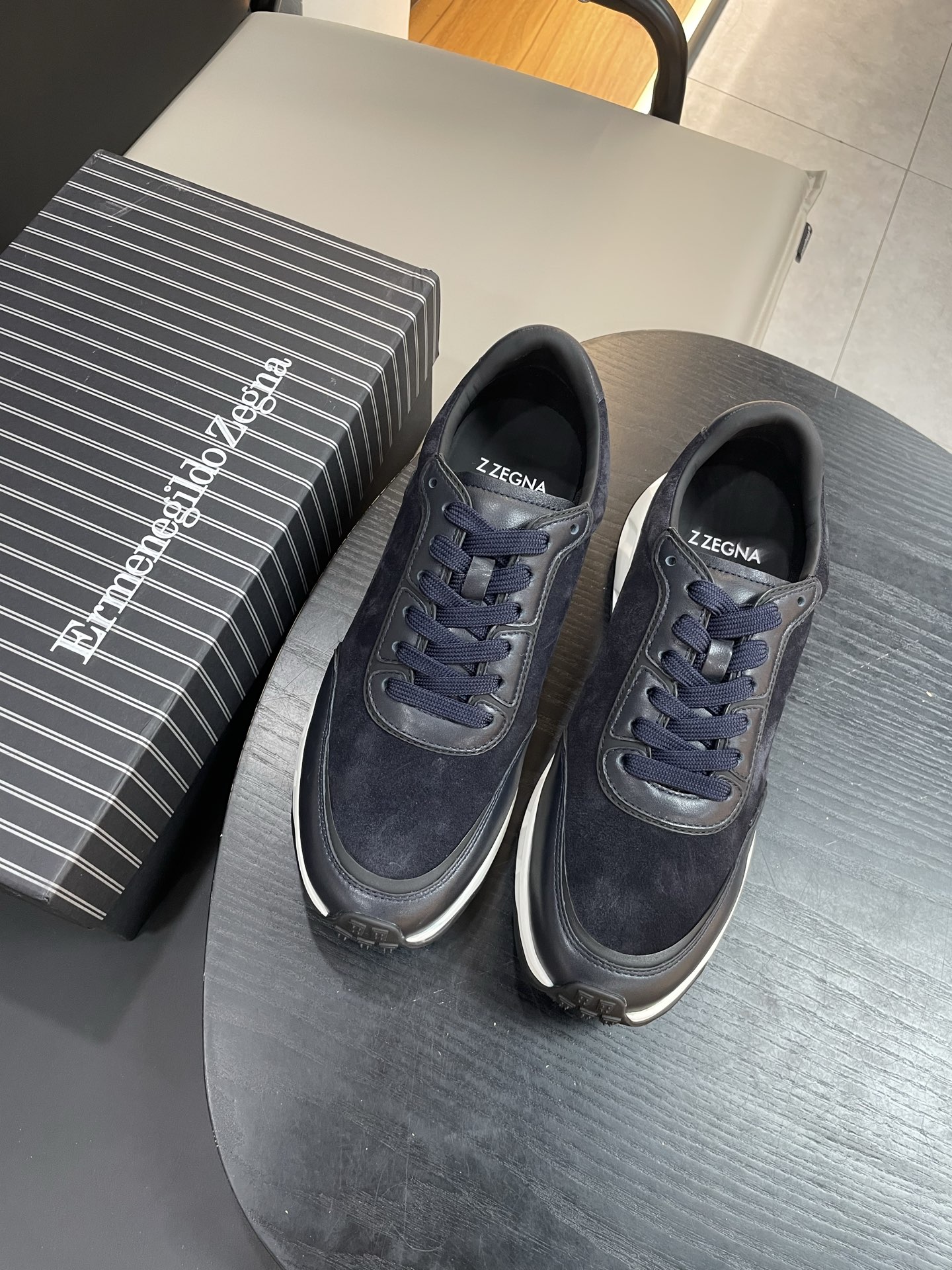 Zegna Men's Leather and Suede Lightweight Fashion Sneakers - New Collection 2 i1753765500492 5052 0 1