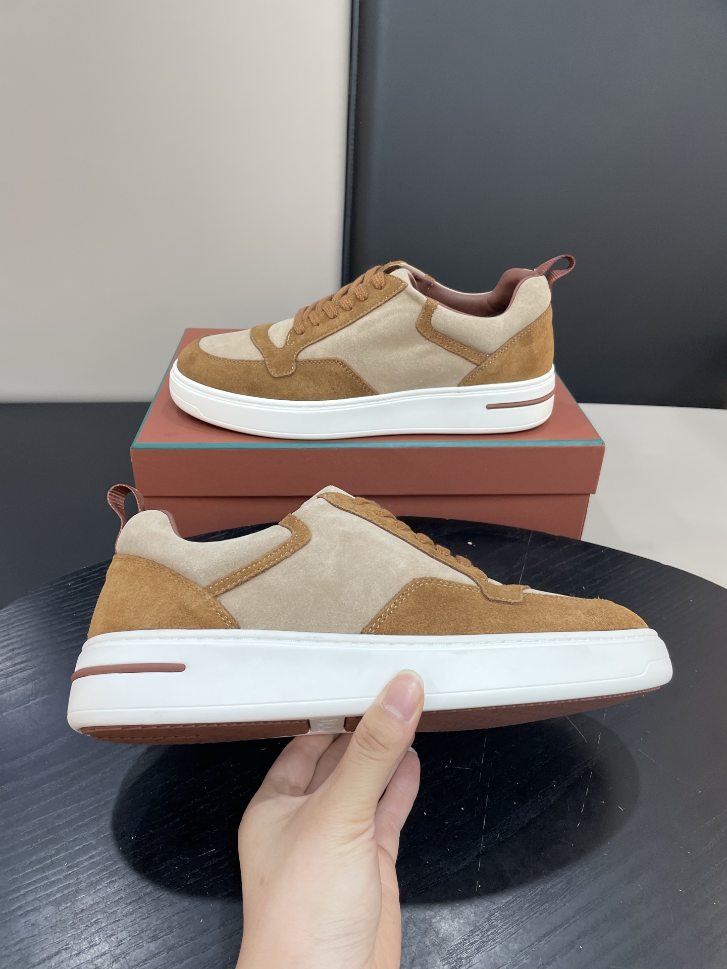 Loro Piana Weekend Walk Sneakers: Waterproof Suede Leather Casual Shoes 7 i1755252481130 6962 0 6