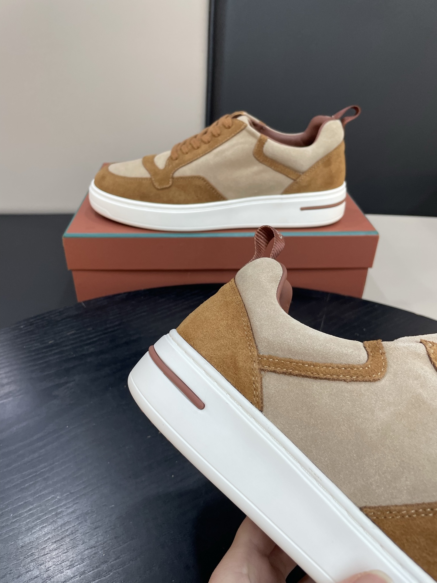 Loro Piana Weekend Walk Sneakers: Waterproof Suede Leather Casual Shoes 5 i1755252481195 6583 0 4