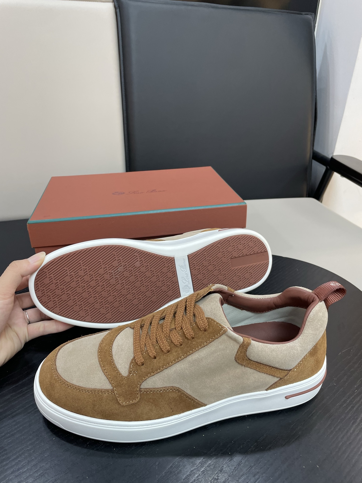 Loro Piana Weekend Walk Sneakers: Waterproof Suede Leather Casual Shoes 3 i1755252481261 567 0 2