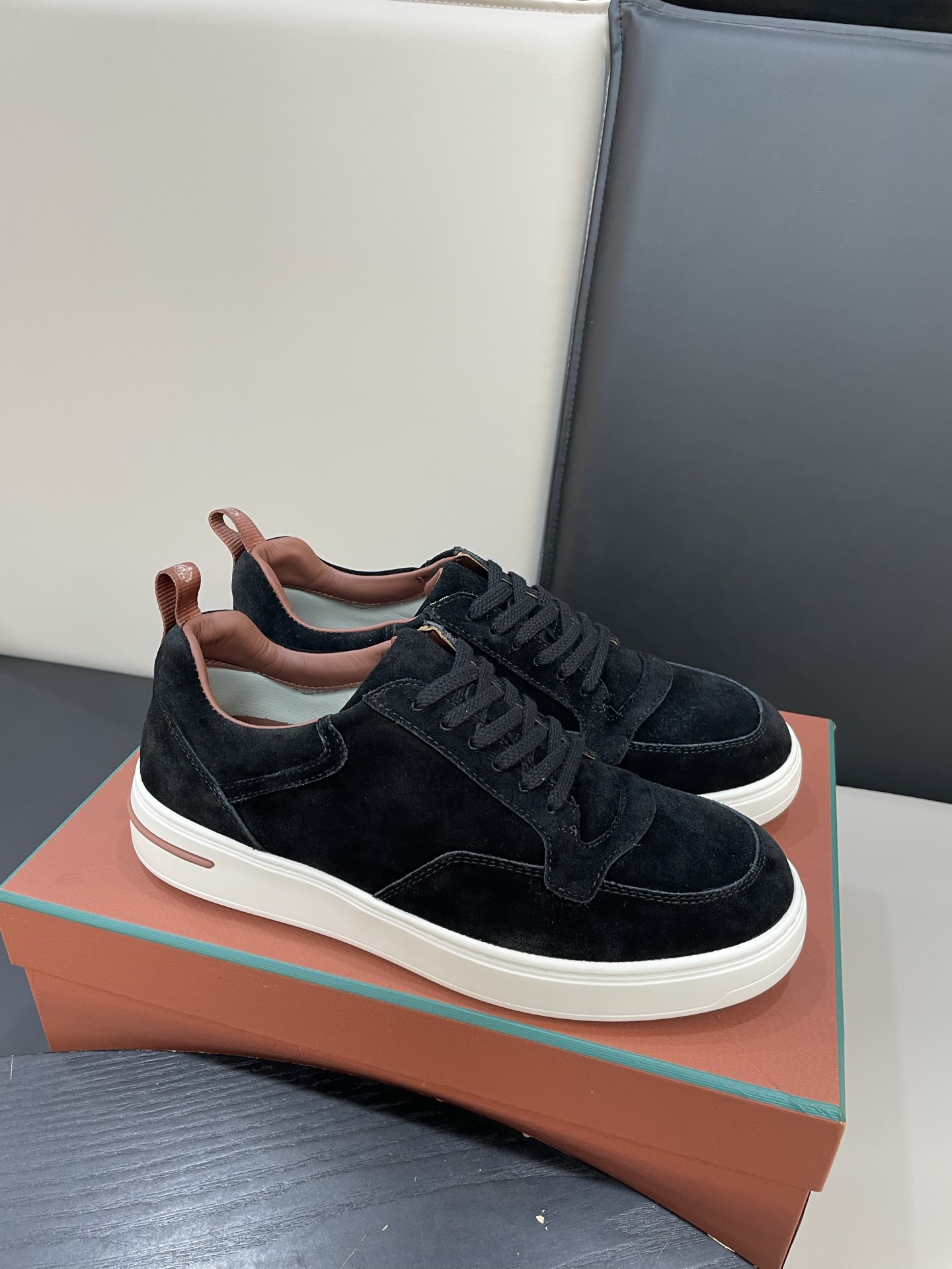 Loro Piana Weekend Walk Sneakers: Waterproof Suede Leather Comfort Shoes 10 i1755252534675 6477 0 8
