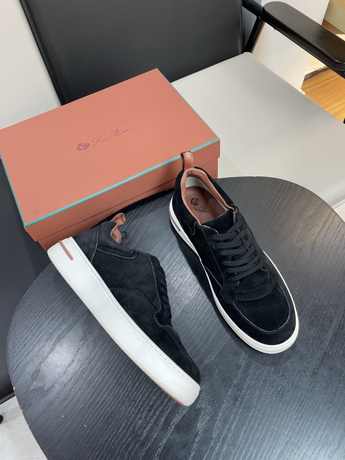 Loro Piana Weekend Walk Sneakers: Waterproof Suede Leather Comfort Shoes 9 i1755252534733 2402 0 7