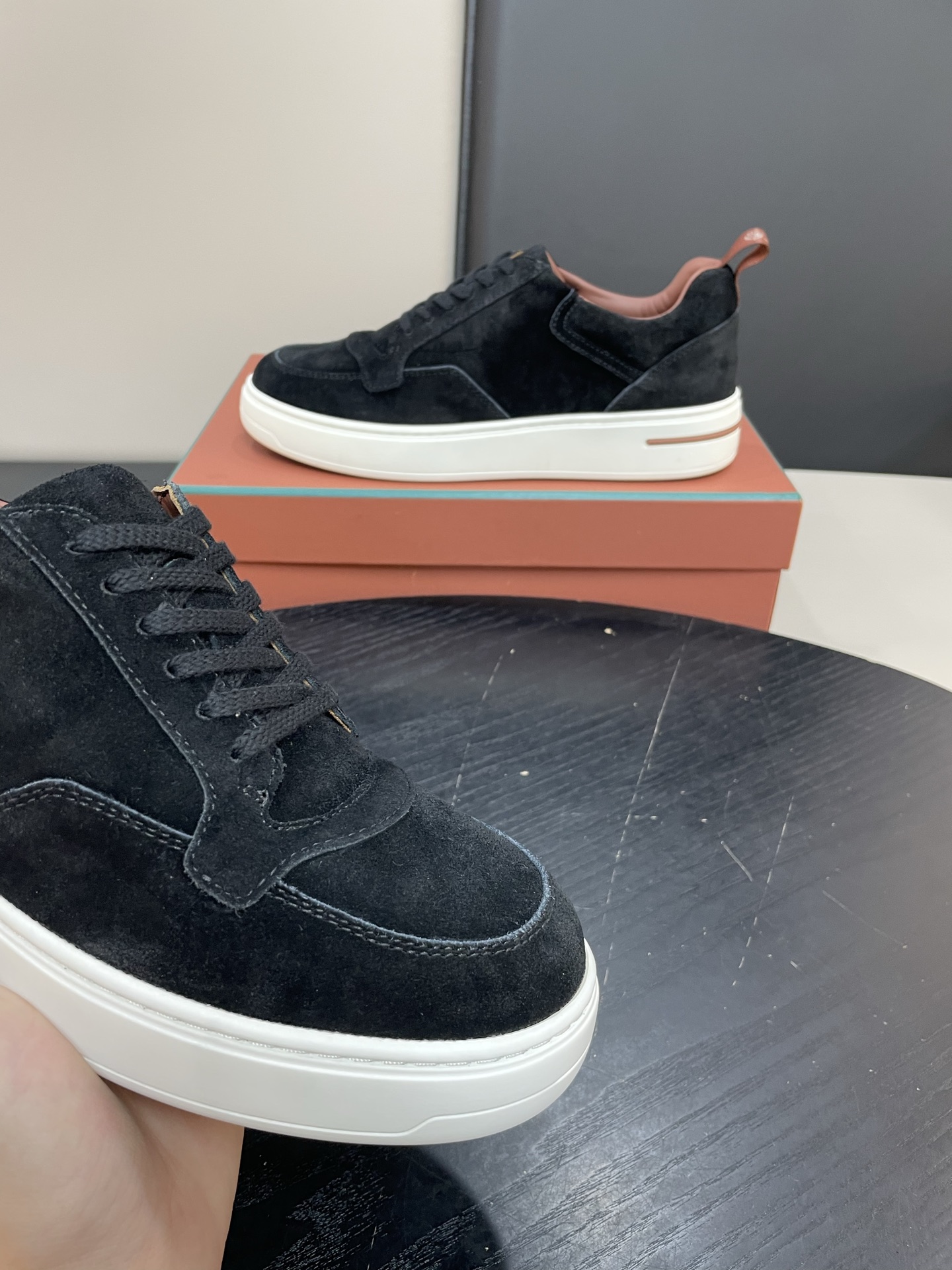 Loro Piana Weekend Walk Sneakers: Waterproof Suede Leather Comfort Shoes 5 i1755252534782 3065 0 3