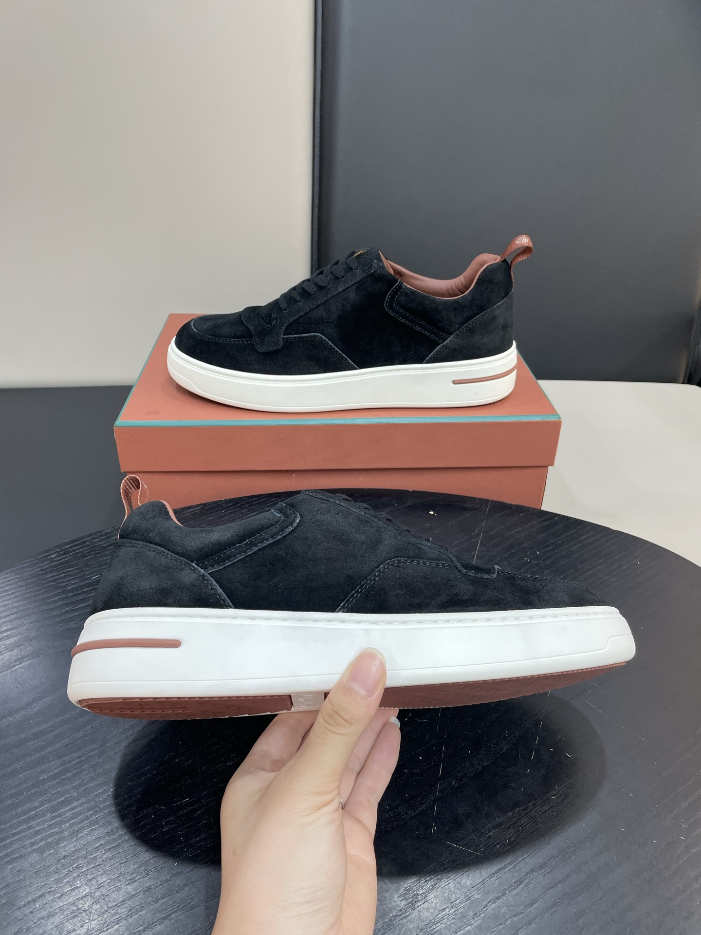 Loro Piana Weekend Walk Sneakers: Waterproof Suede Leather Comfort Shoes 8 i1755252537906 3882 0 6
