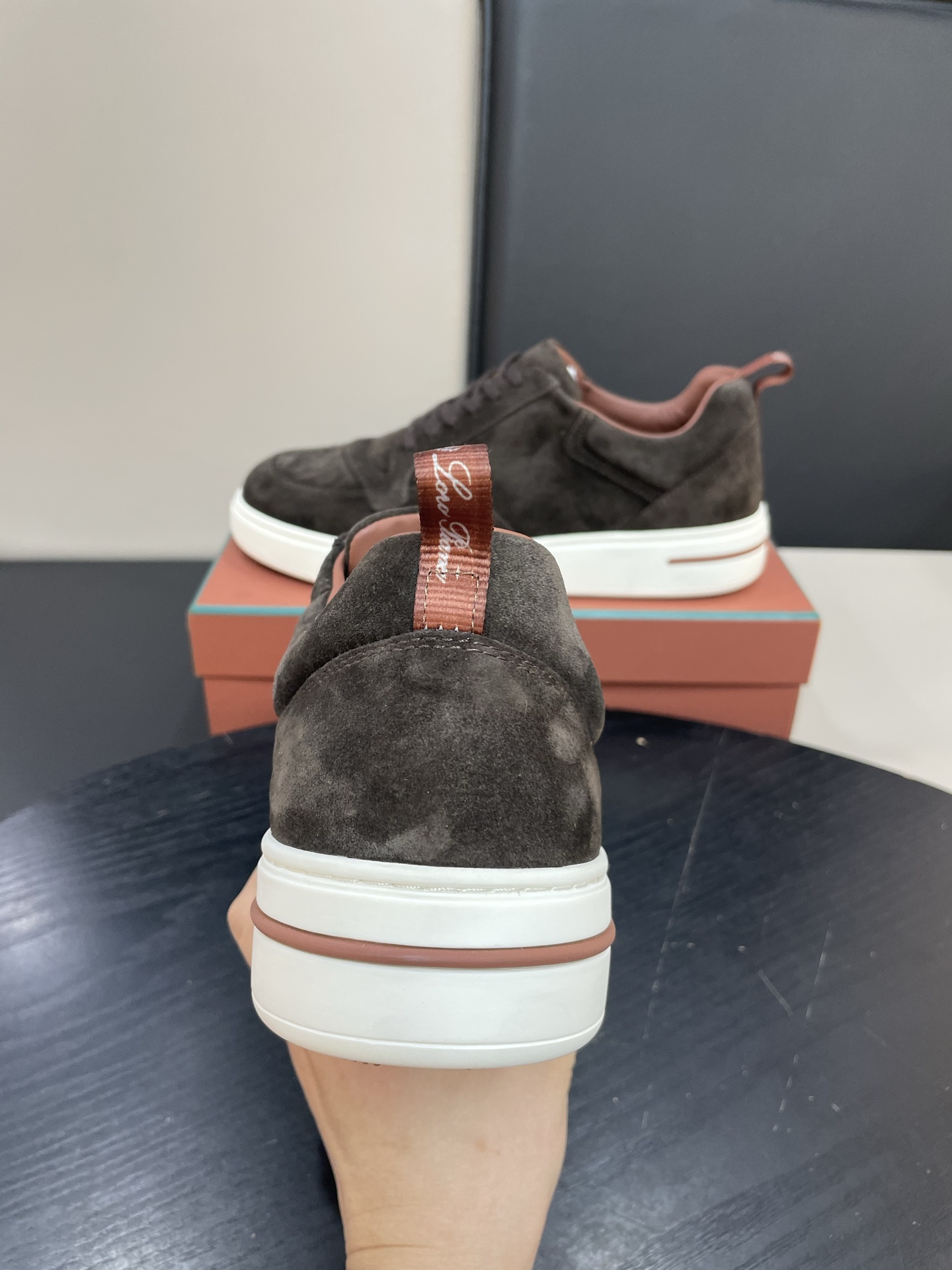 Loro Piana Weekend Walk Men's Suede Sneakers Waterproof Thick Sole Shoes 7 i1755252552149 7033 0 5