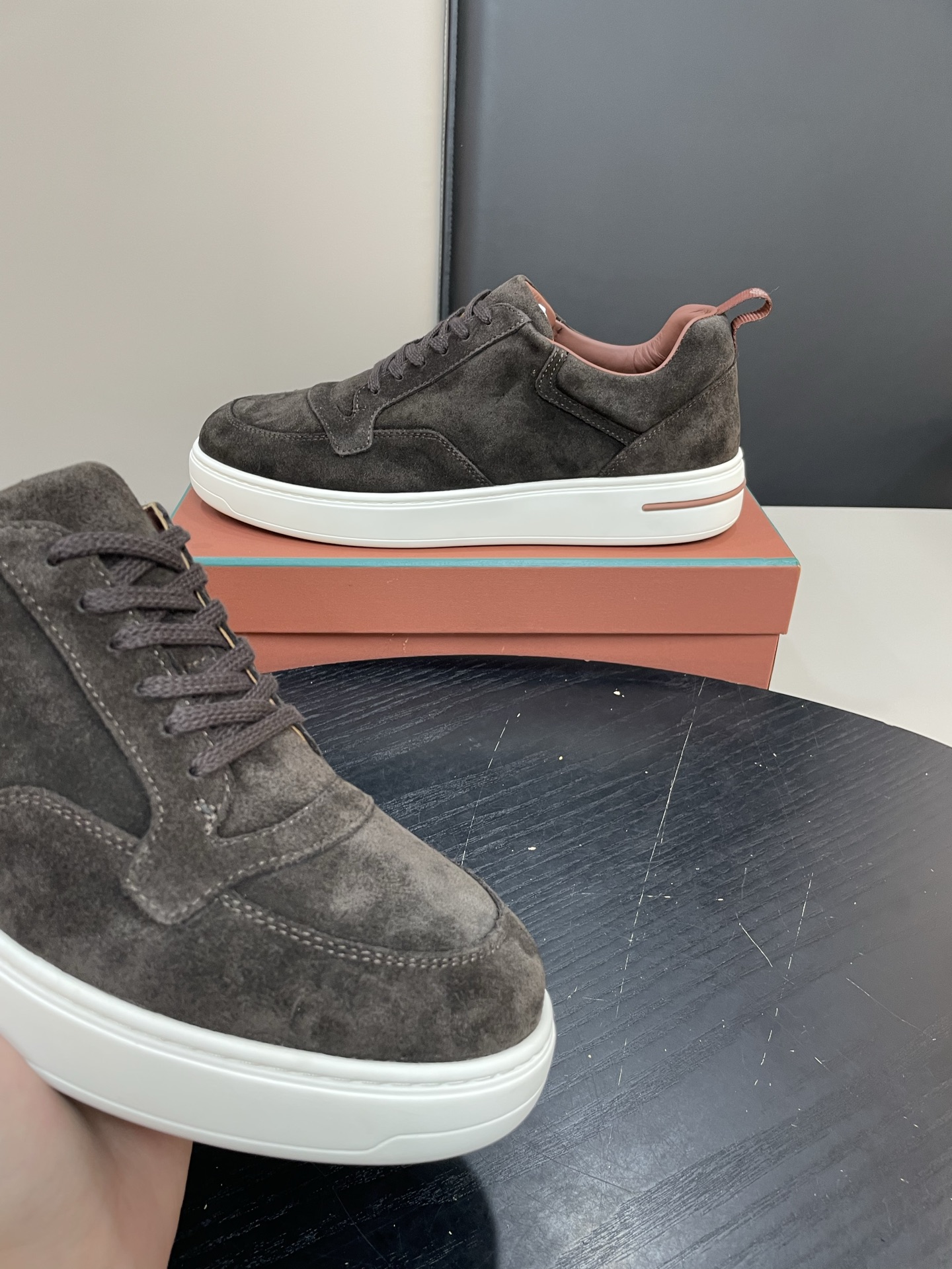 Loro Piana Weekend Walk Men's Suede Sneakers Waterproof Thick Sole Shoes 5 i1755252552206 7663 0 3