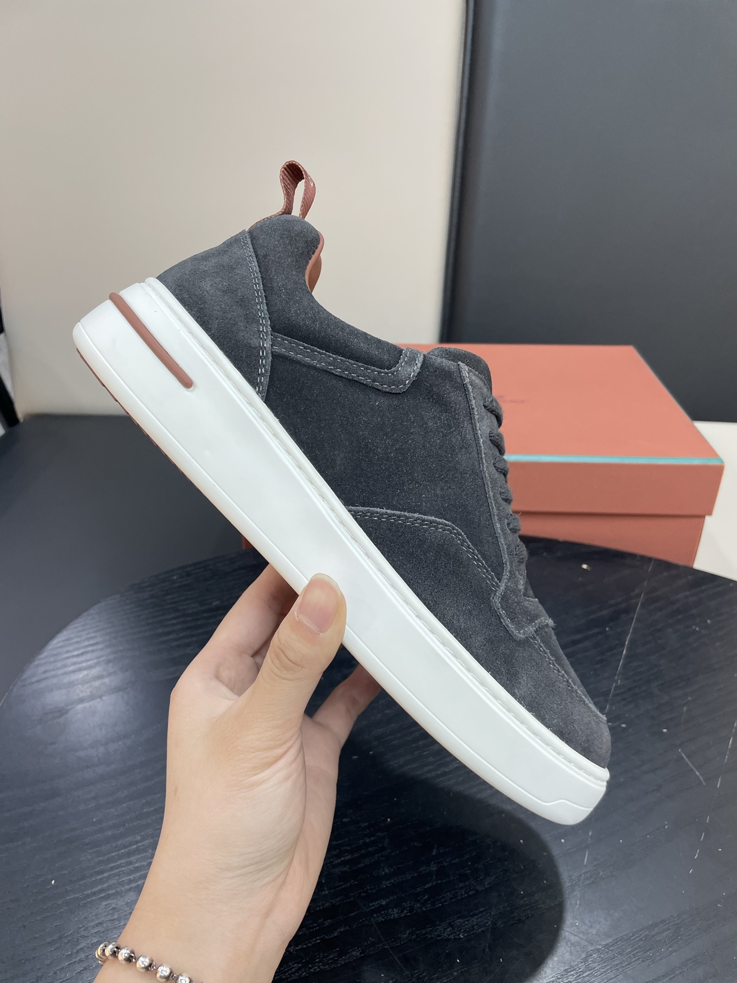 Loro Piana Weekend Walk Sneakers: Men's Suede Leather Lace-Up Casual Shoes 2 i1755252588019 5829 0 0