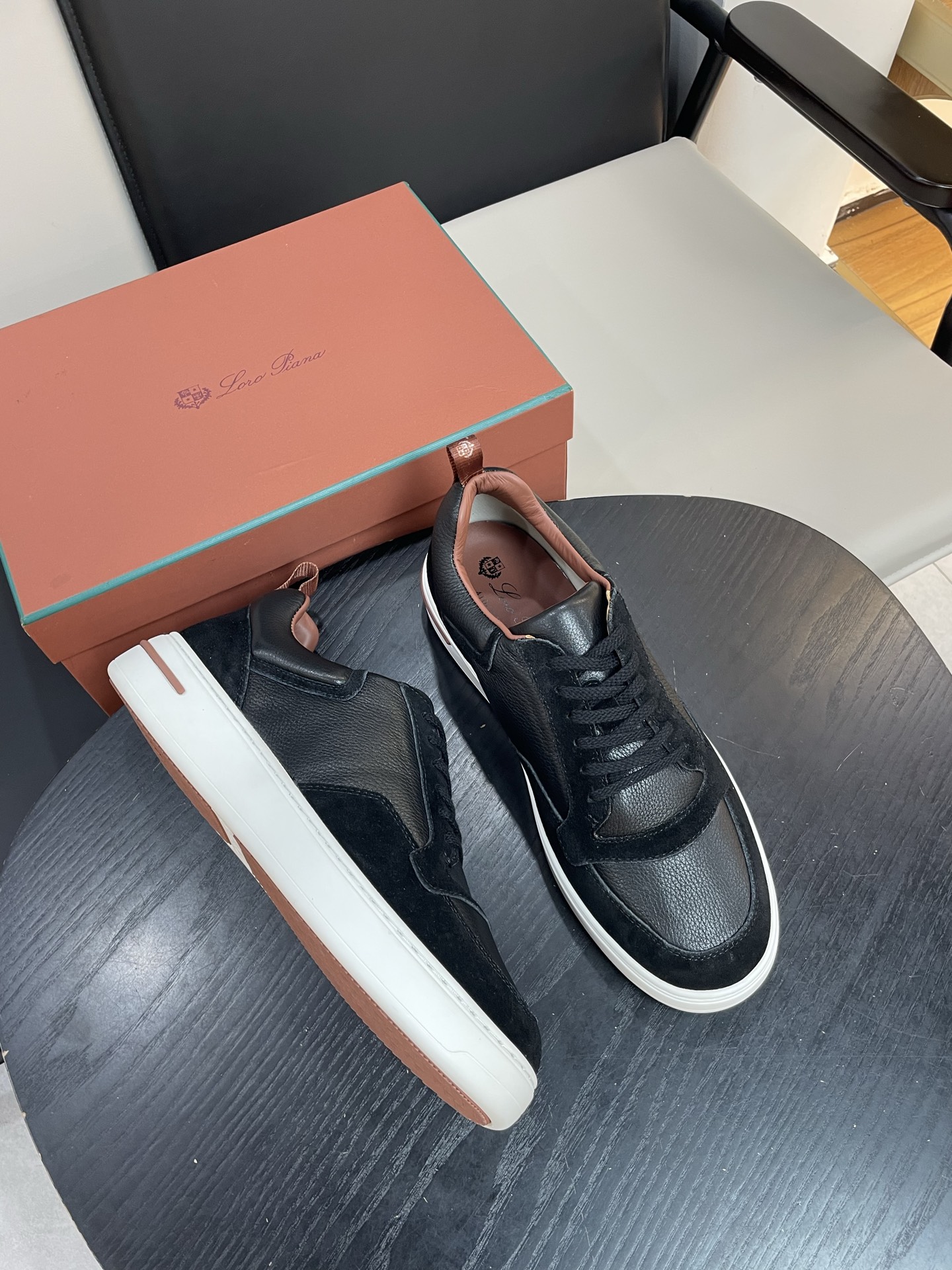 Loro Piana Weekend Walk Sneakers - Waterproof Suede and Leather Men's Shoes 9 i1755252638967 691 0 7