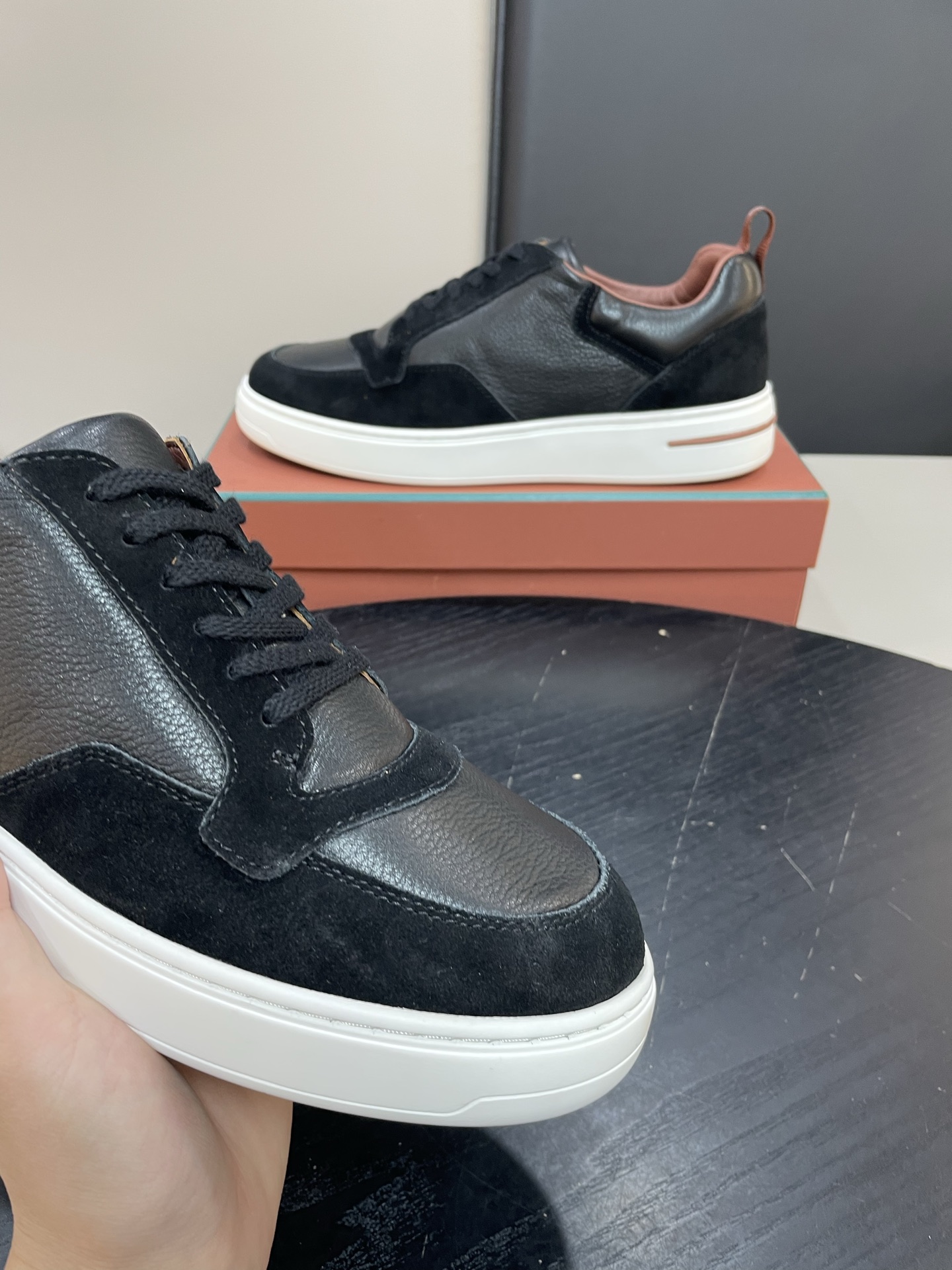 Loro Piana Weekend Walk Sneakers - Waterproof Suede and Leather Men's Shoes 5 i1755252639046 847 0 3