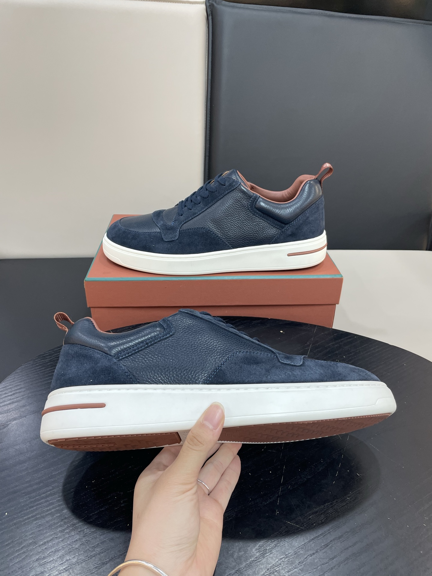 Loro Piana Weekend Walk Sneaker: Waterproof Suede & Leather Comfort Shoes 8 i1755252649684 1512 0 6