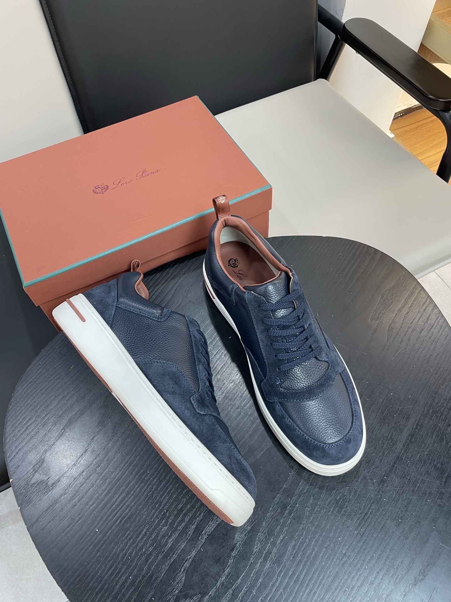 Loro Piana Weekend Walk Sneaker: Waterproof Suede & Leather Comfort Shoes 9 i1755252651567 7250 0 7