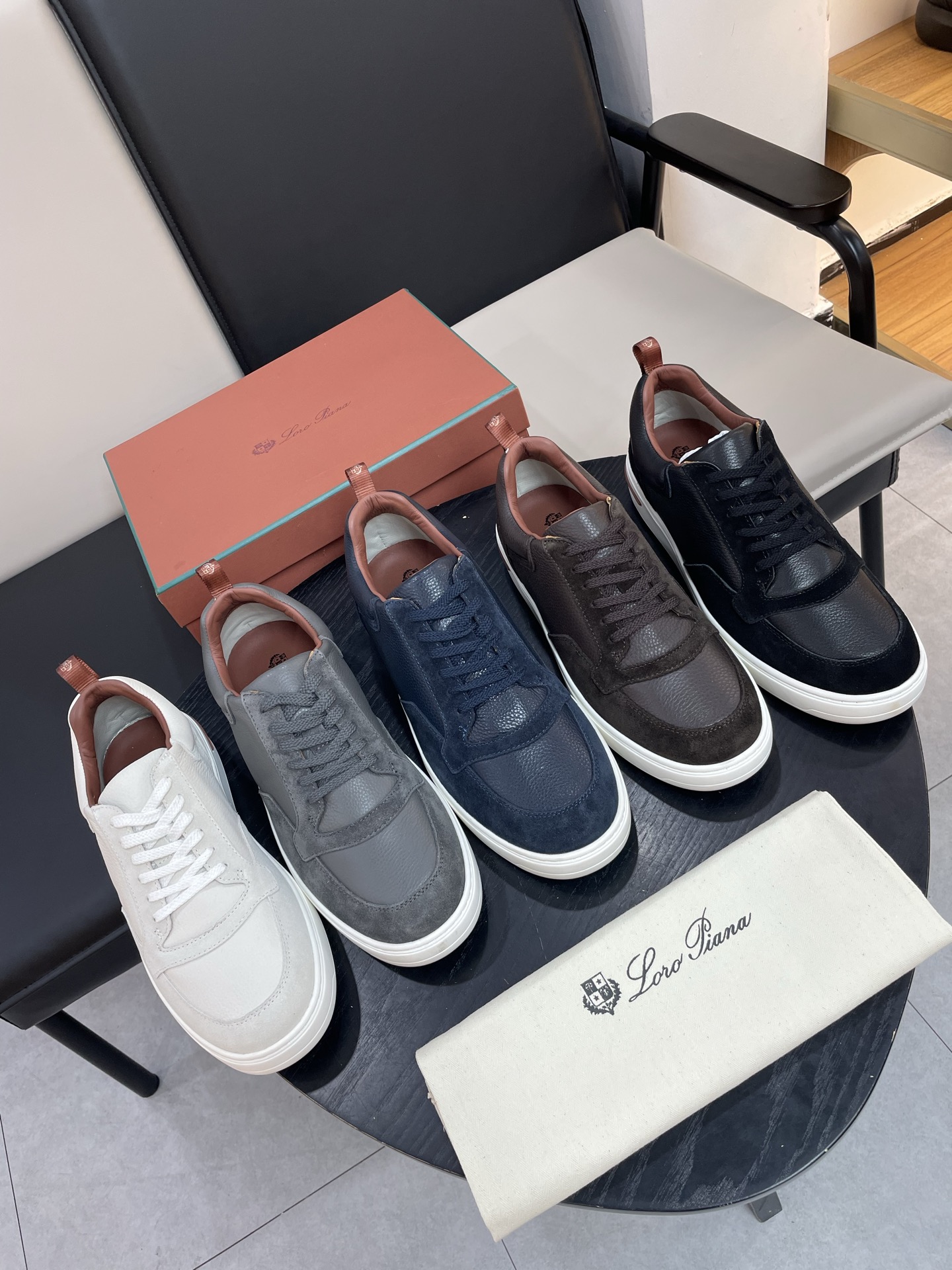 Loro Piana Weekend Walk Sneakers: Waterproof Suede Leather Casual Shoes 1 i1755252679830 1364 0 0
