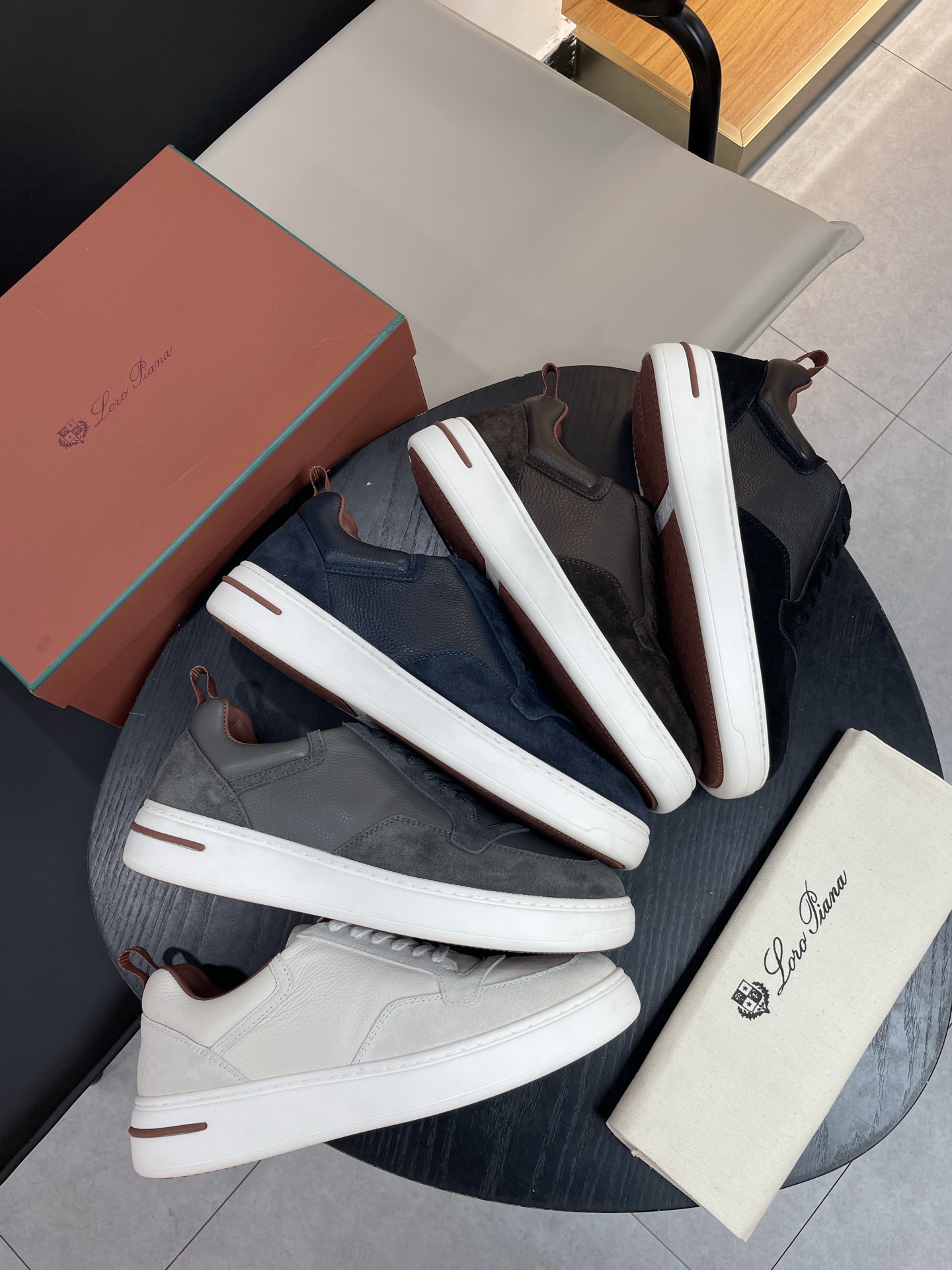 Loro Piana Weekend Walk Sneakers: Waterproof Suede Leather Casual Shoes 2 i1755252679920 7864 0 1