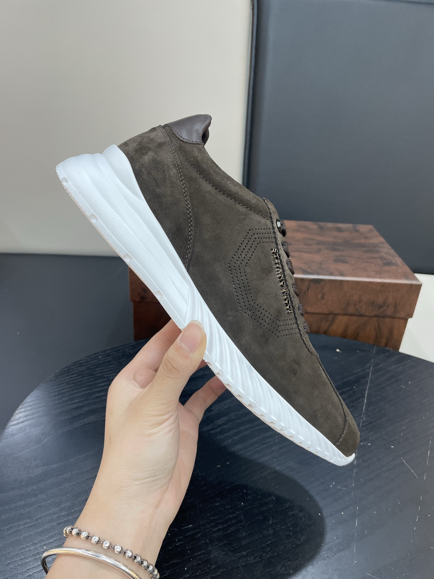 Stefano Ricci Men's Suede Leather Casual Sneakers - Comfortable & Stylish 2 i1755504952271 111 0 0