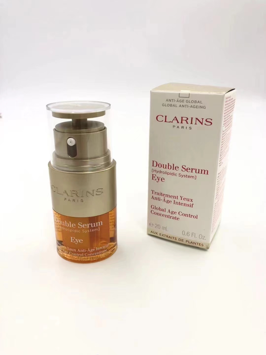 60. Contorno de ojos doble Clarins 20ml/Versión Mingtong 🔜 Versión Mingtong. ¡Alta calidad❗️🇫🇷Clarins contorno de oj…