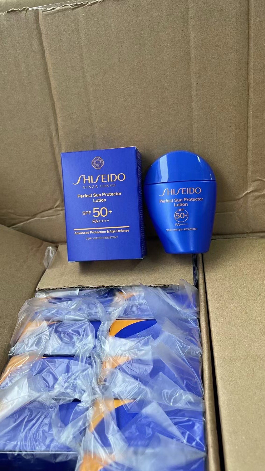 45. Protector solar Shiseido Blue胖子 50ml/ Versión local 🔜 Versión Mingtong. Alta calidad❗ 🇯🇵 Protector solar Shiseid…