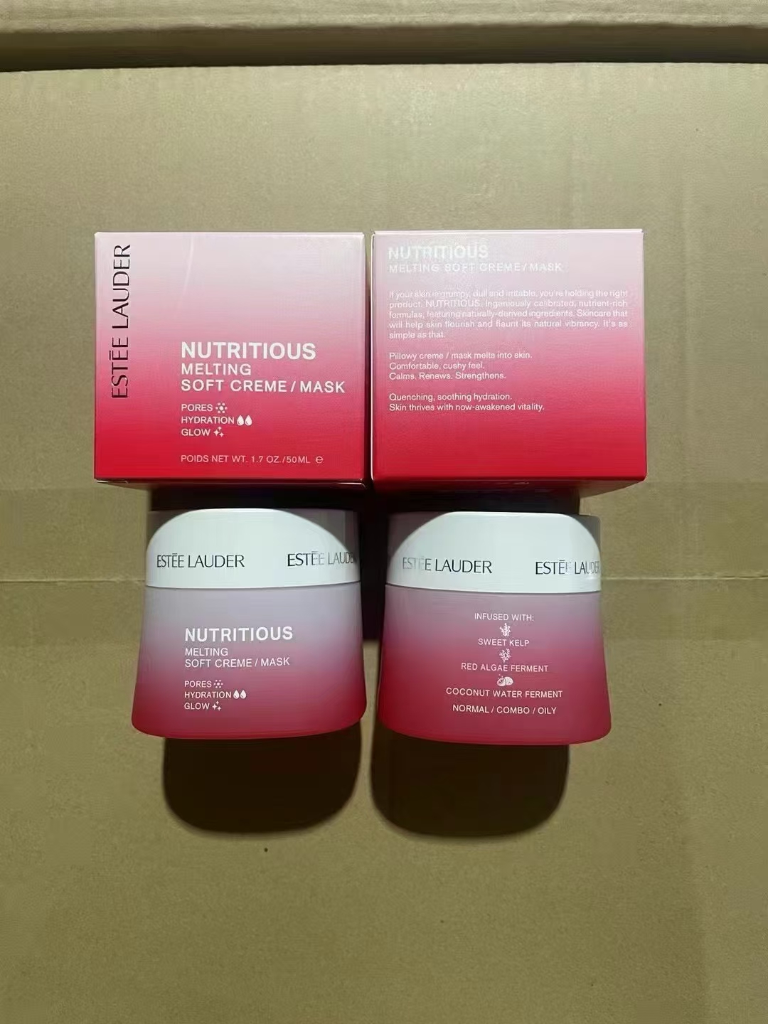 75. Nueva versión de la crema de granada roja Estée Lauder 50ml/ Versión Mingtong 🔜 Versión Mingtong. ¡Alta calidad! �…