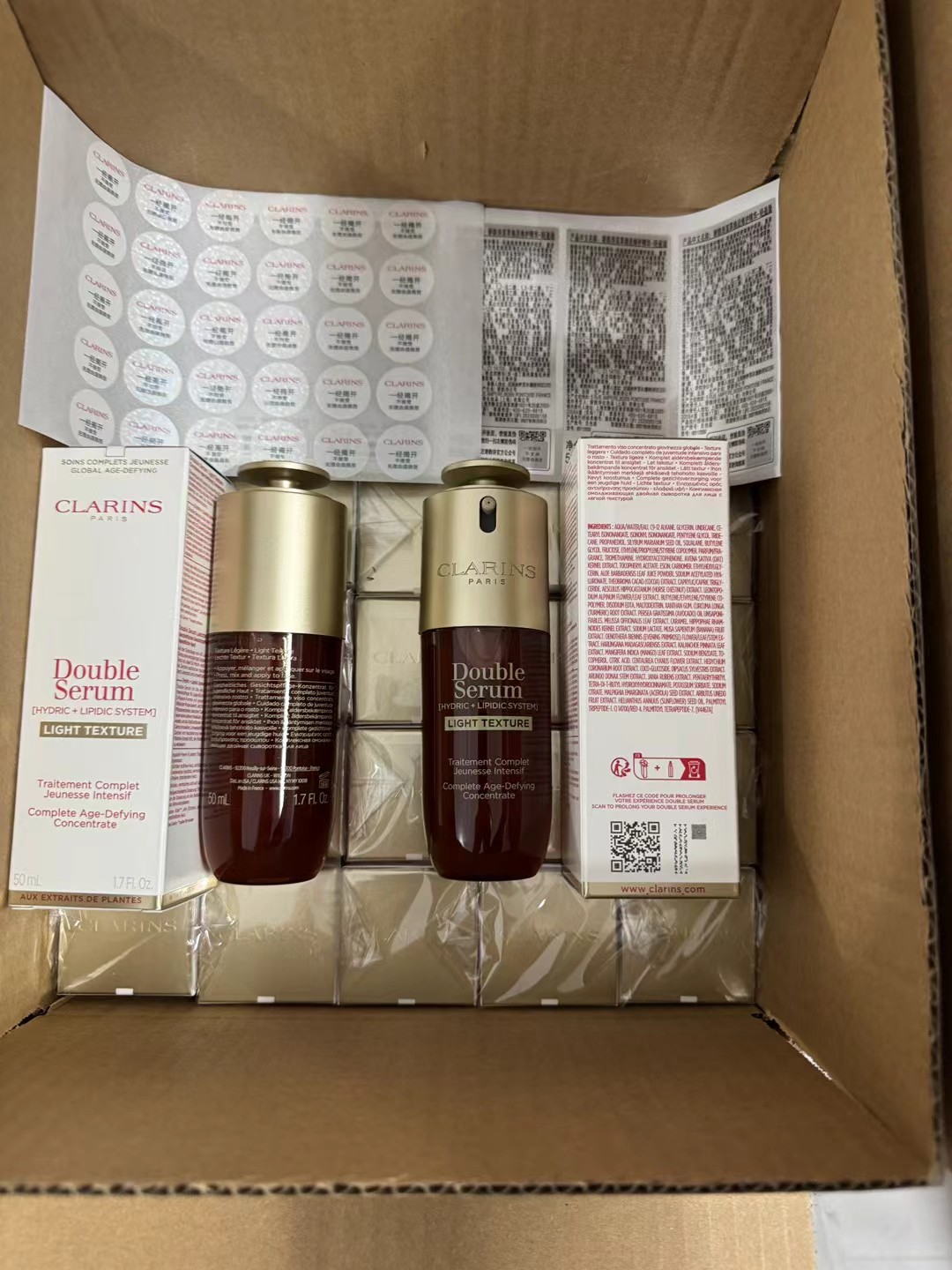 80. Clarins Double Serum 9th Generation 50ml Light/Mingtong Version 🔜 Mingtong Version. High Quality❗️🇫🇷Clarins 娇韵诗 …
